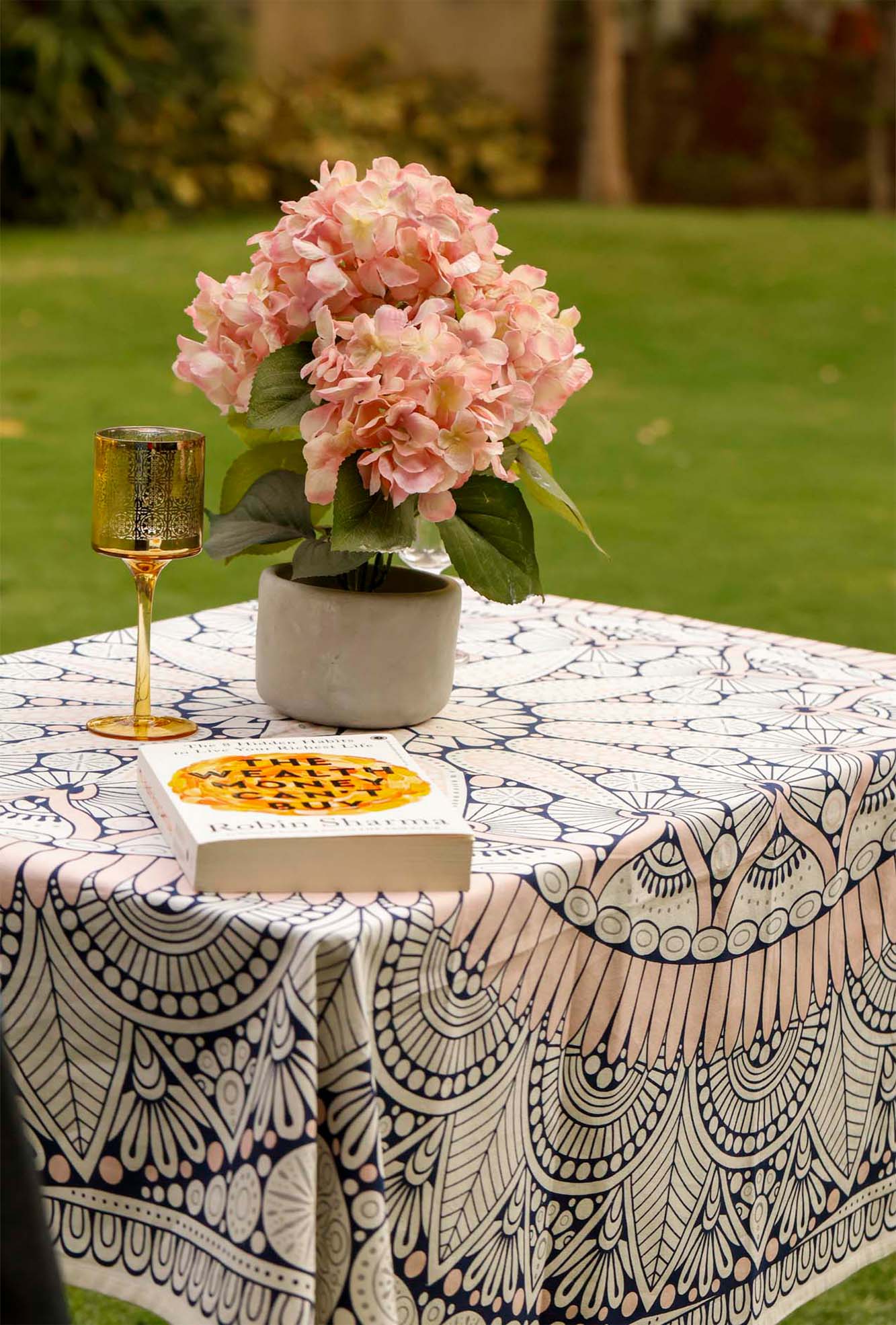 Table Cover Pink Mandala