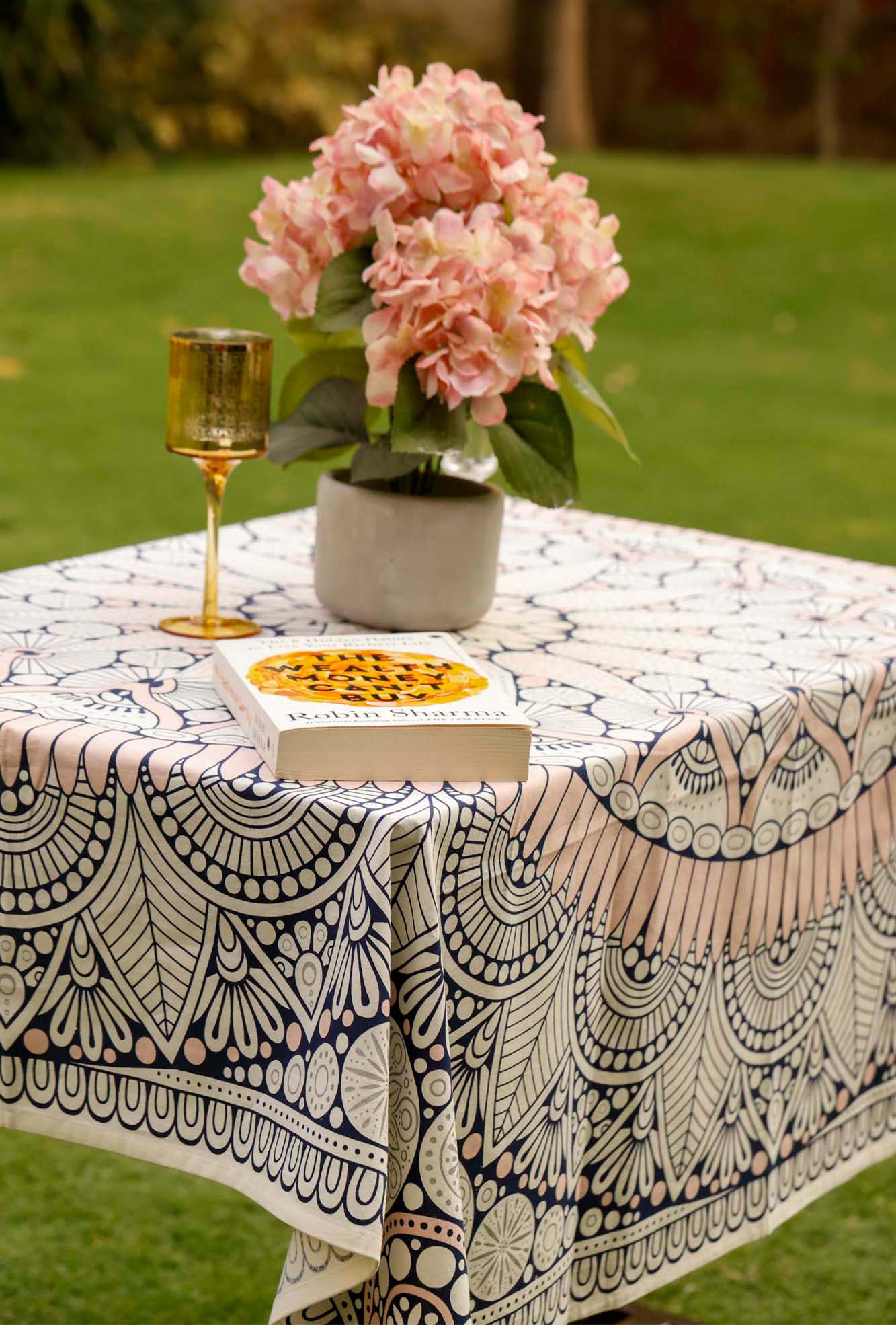 Table Cover Pink Mandala