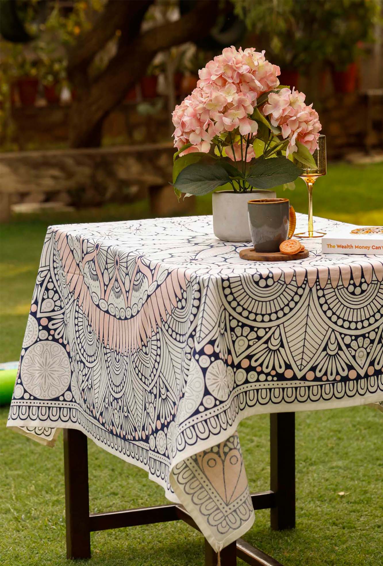 Table Cover Pink Mandala