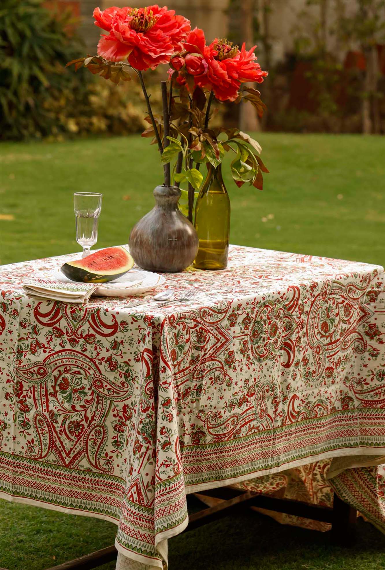 Table Cover Traditional Paisley