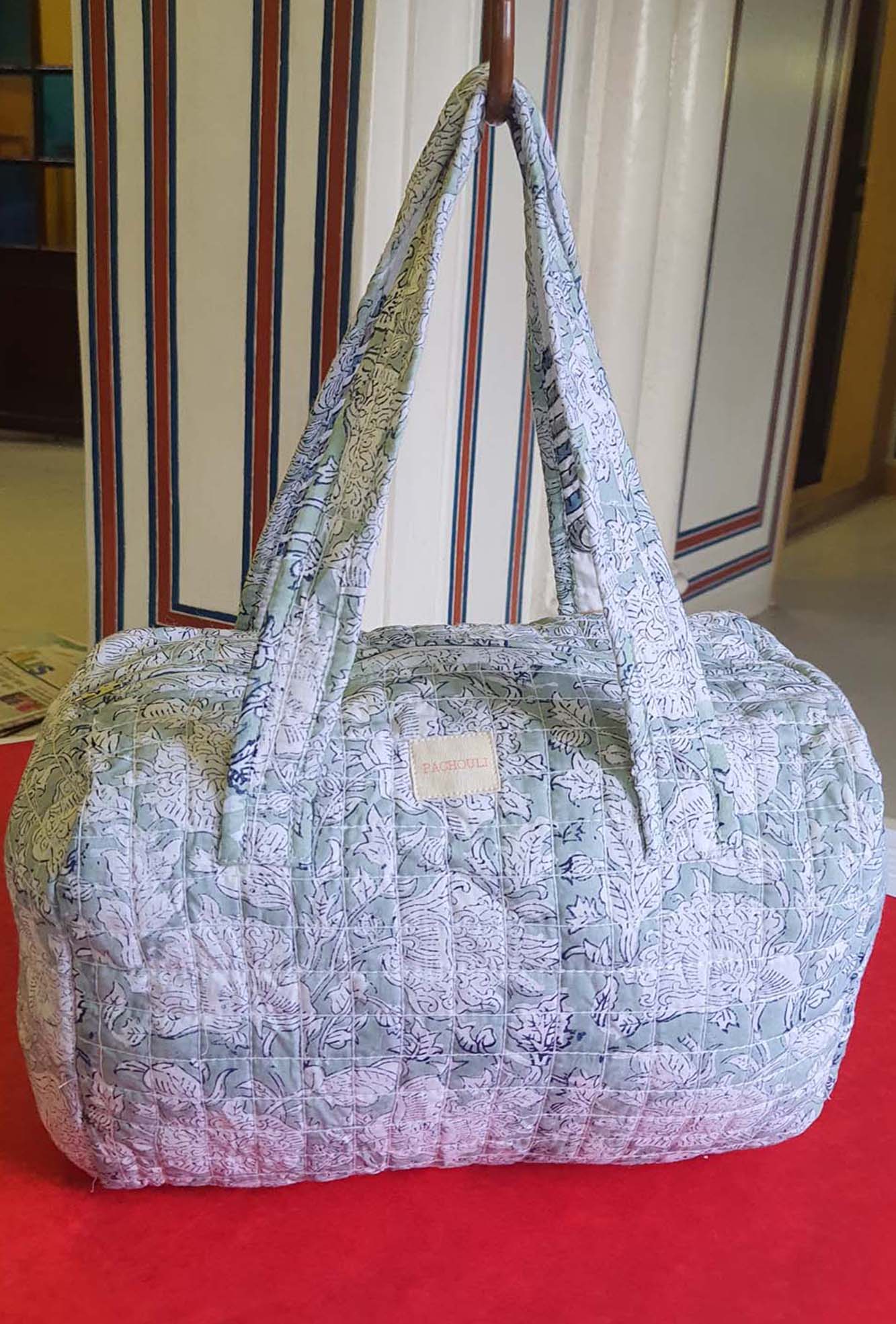 Bag Duffle Grey Floral