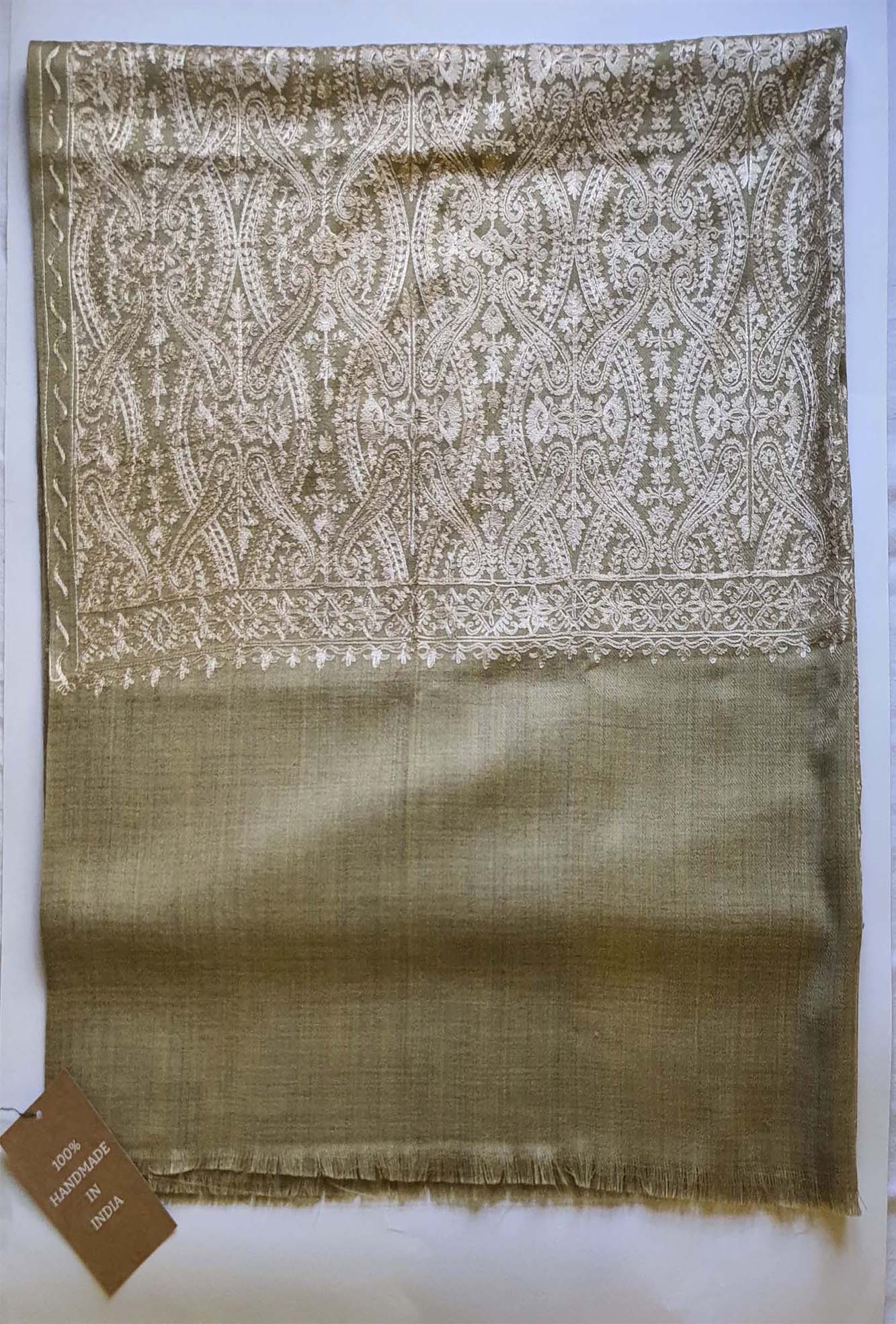 Pashmina Gold Embroidered