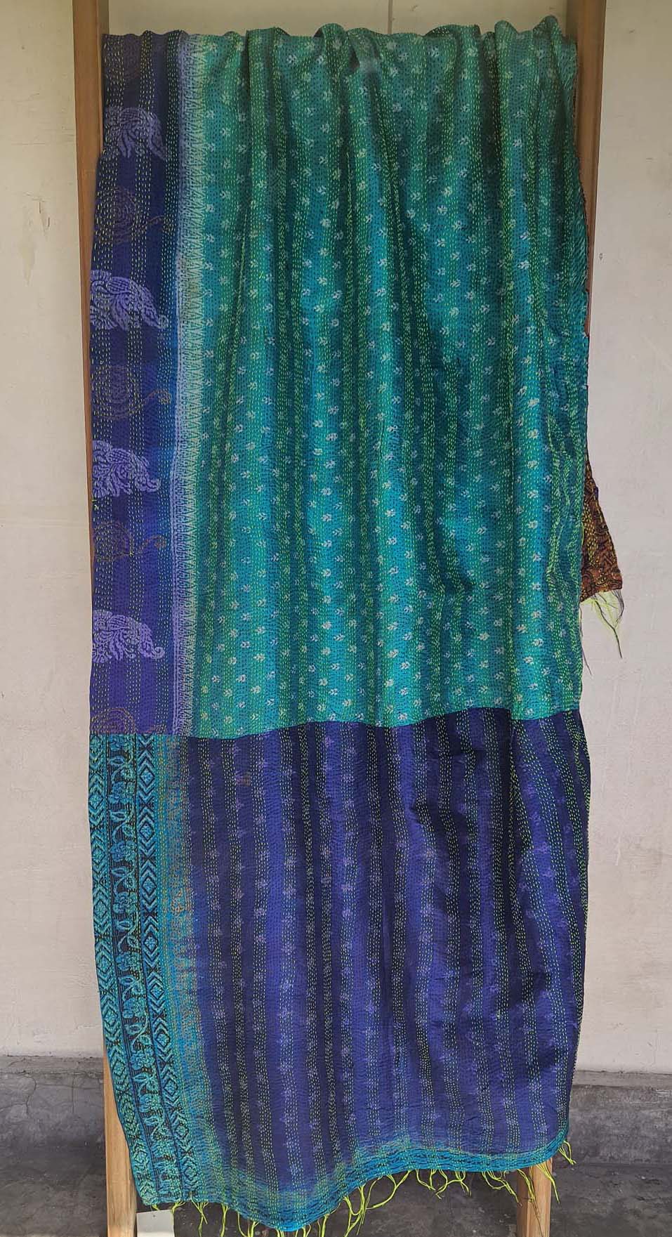 Women Dupatta Katha Silk