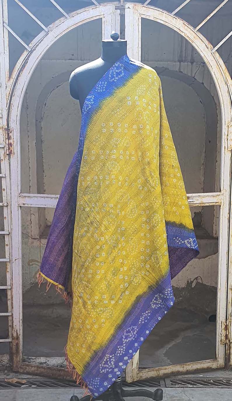 Women Dupatta Katha Silk