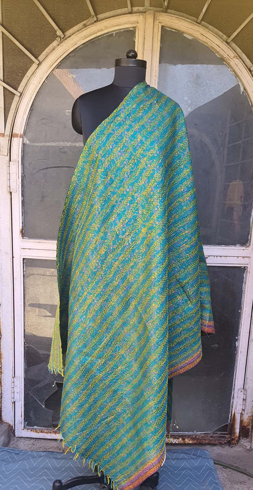 Women Dupatta Katha Silk