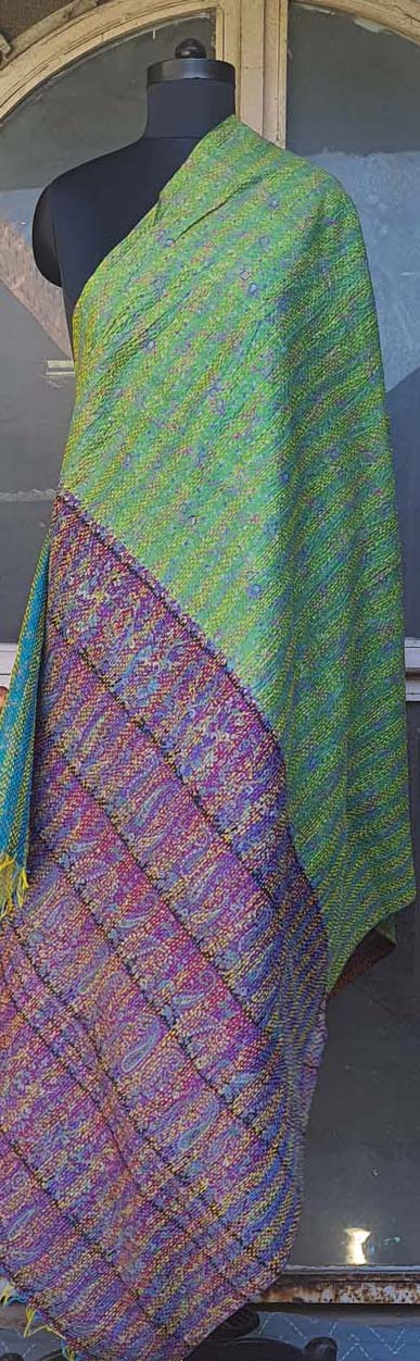 Women Dupatta Katha Silk