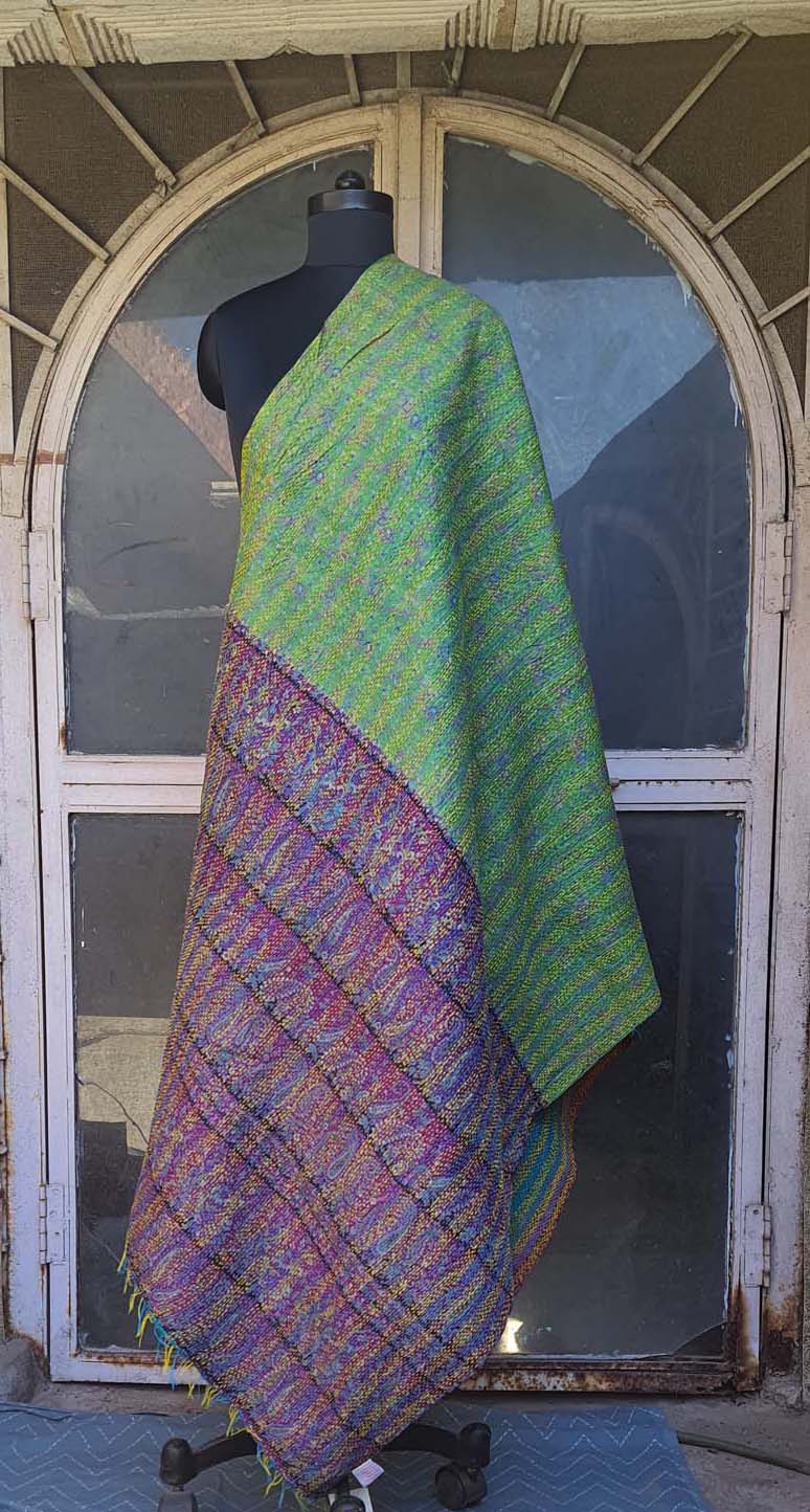 Women Dupatta Katha Silk