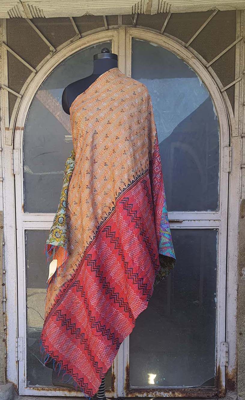 Women Dupatta Katha Silk