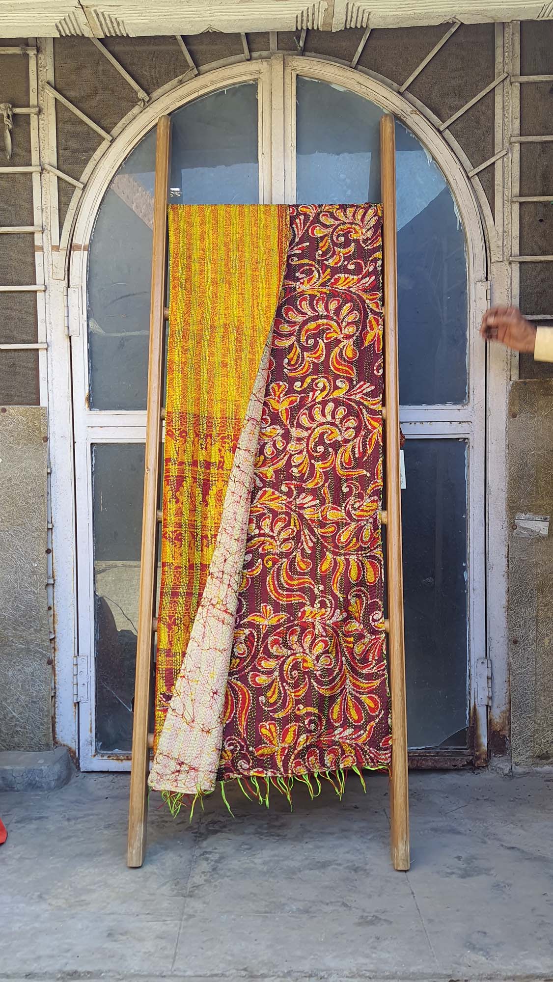 Women Dupatta Katha Silk