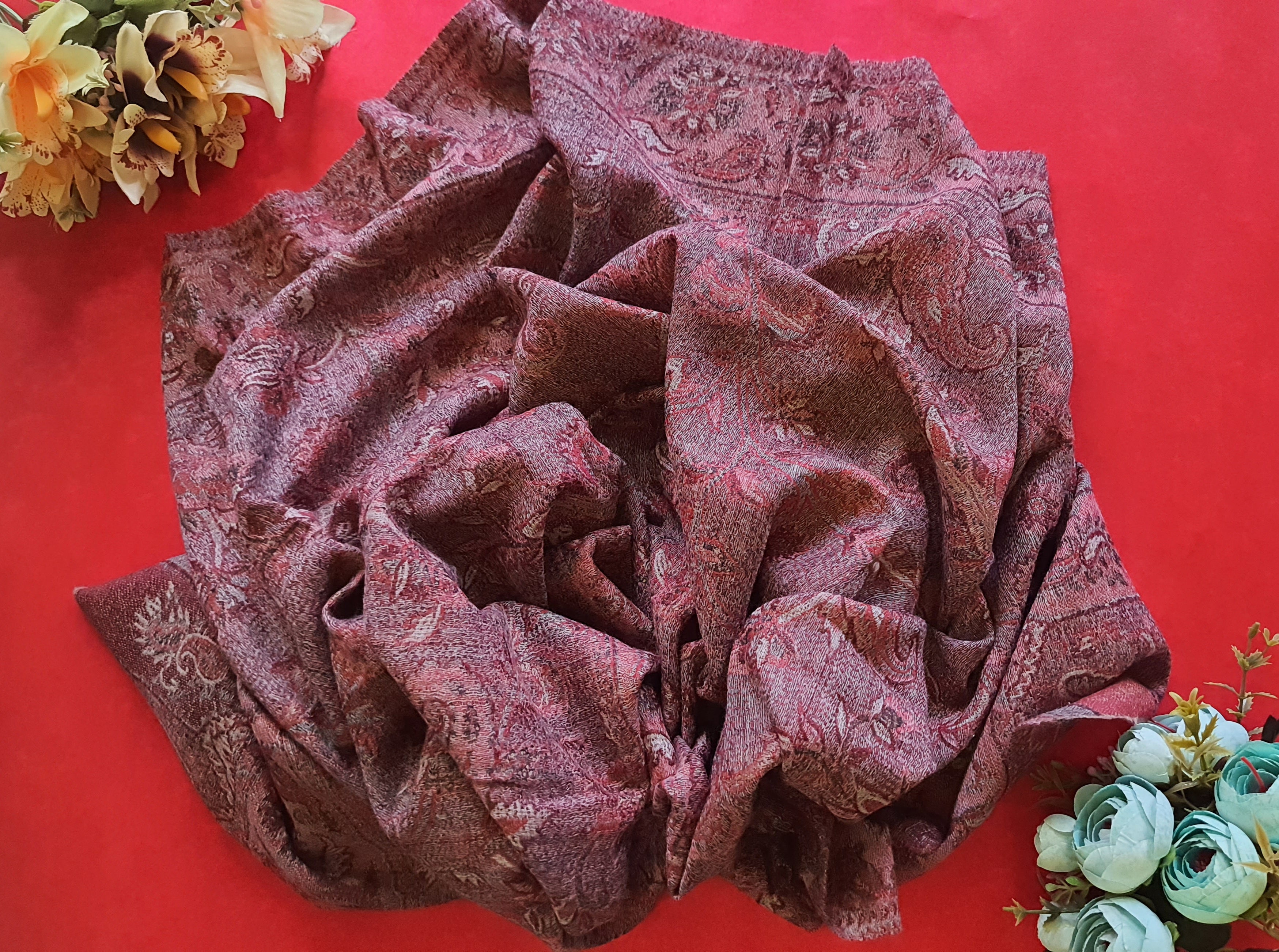 Women Pashmina Stole Self Textured