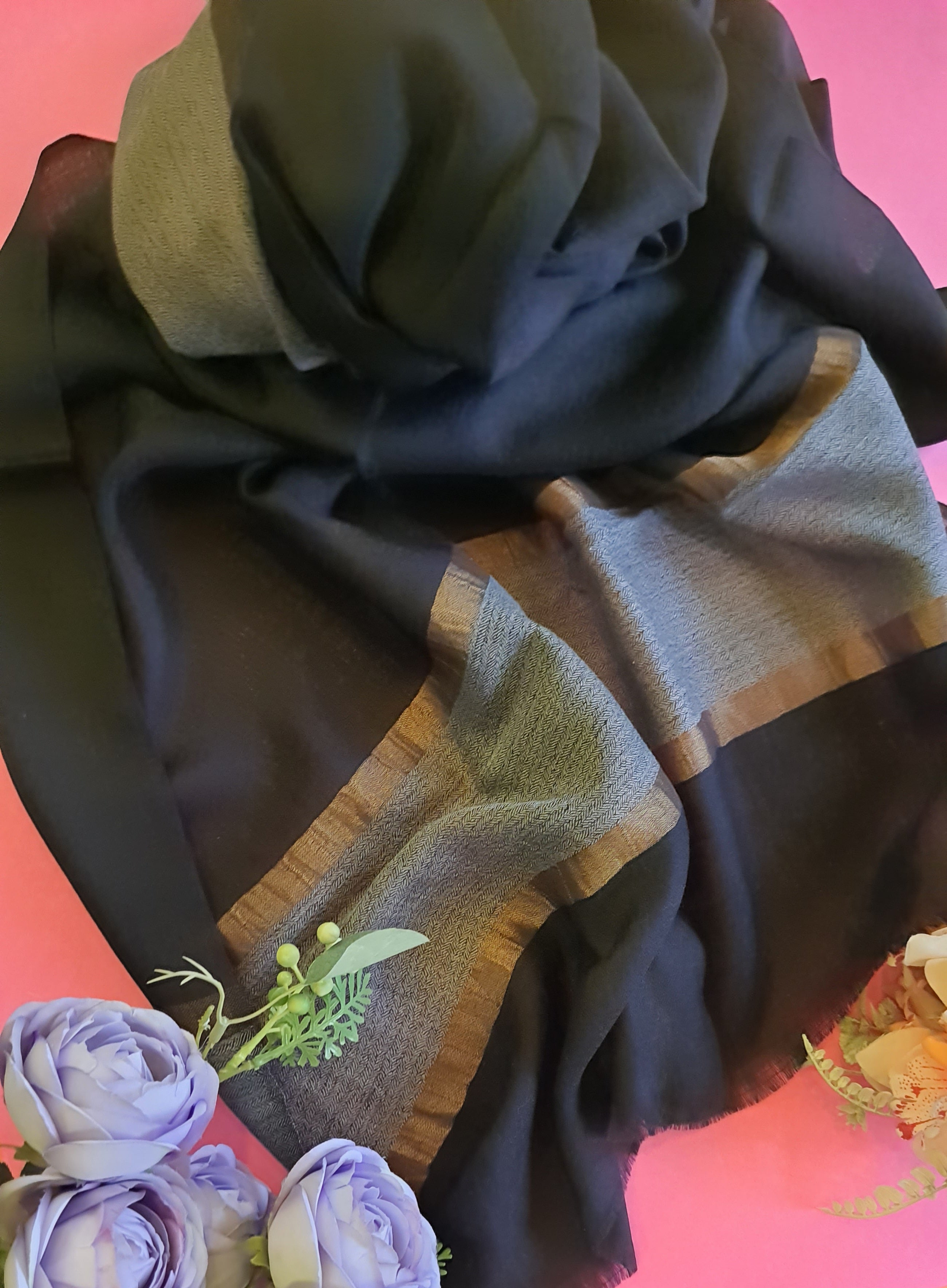 Women Pashmina Stole Self Textured