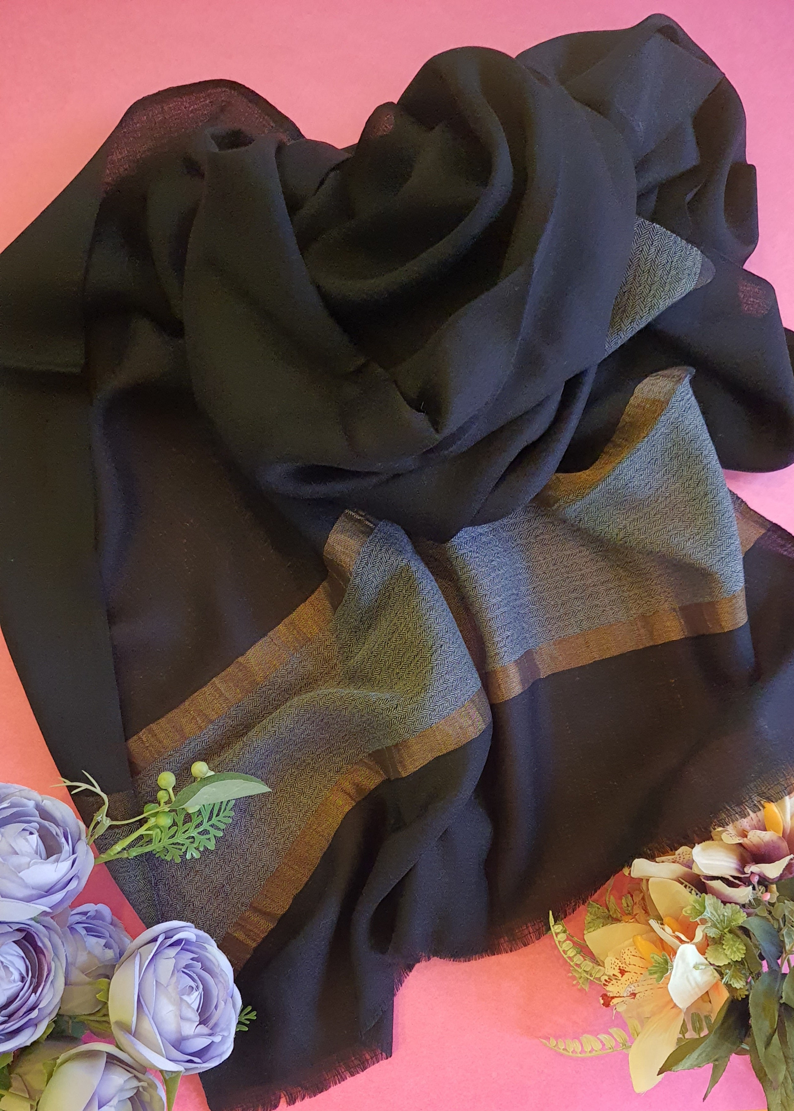 Women Pashmina Stole Self Textured