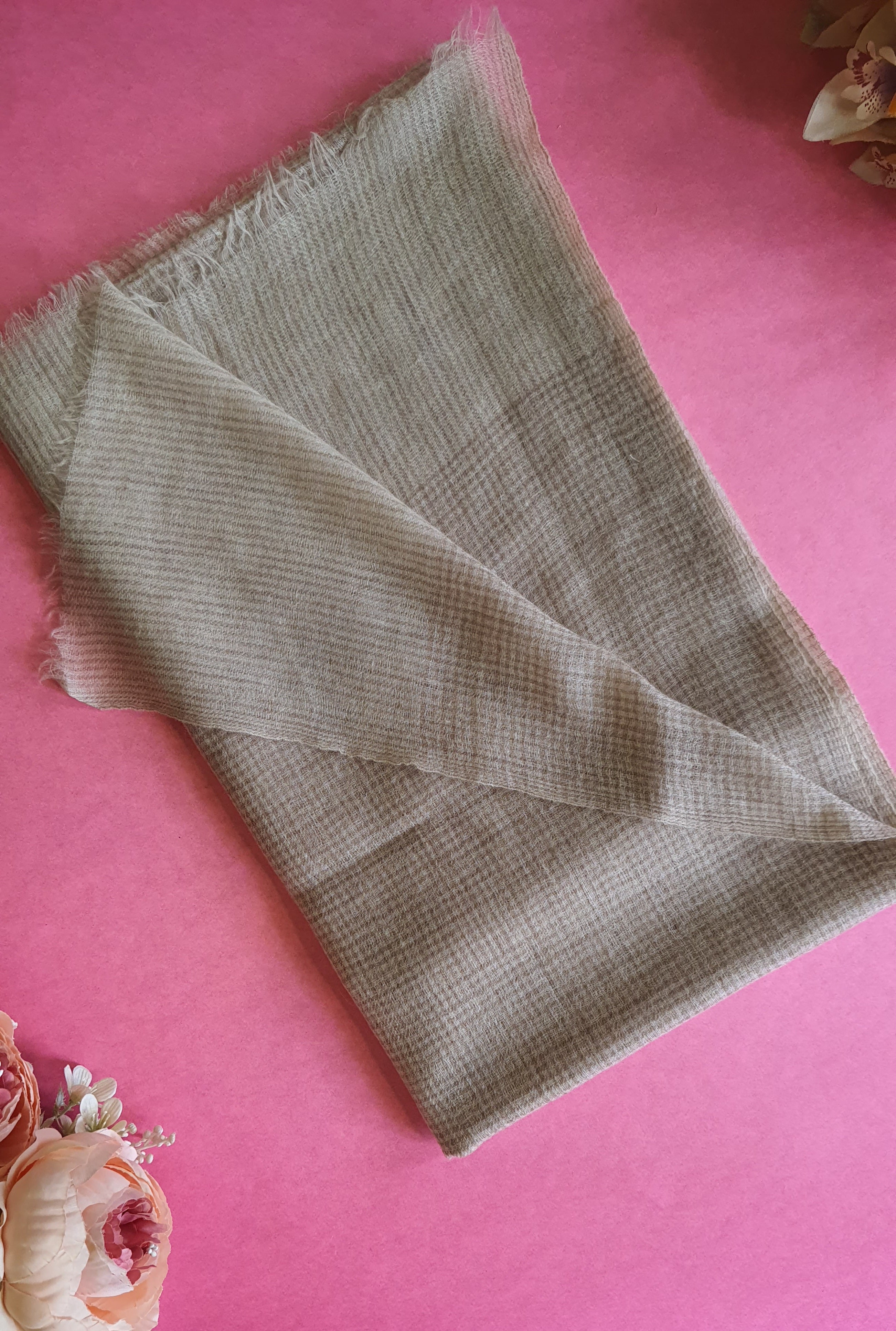 Pashmina Khadi Self Textured