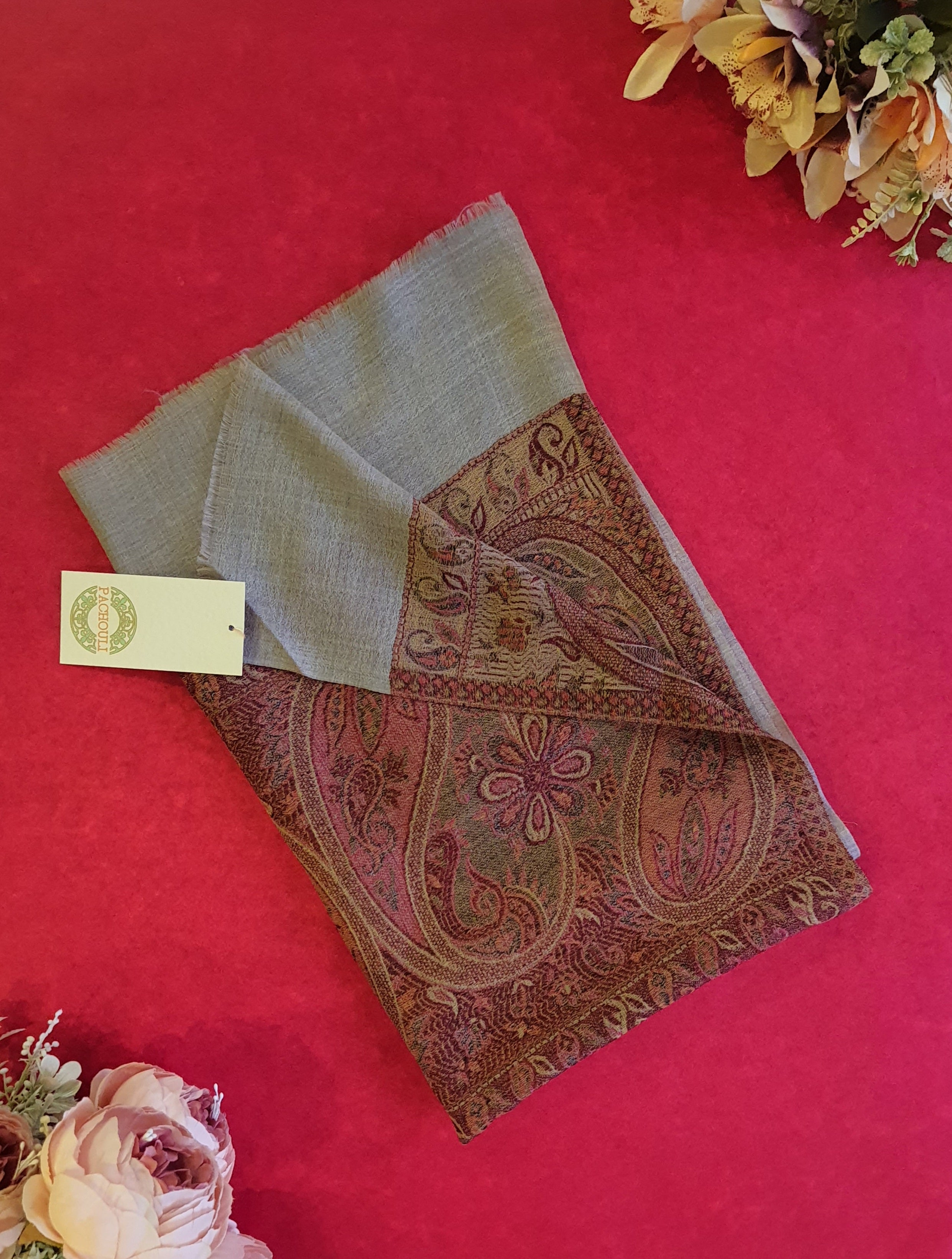 Women Pashmina Stole Self Textured