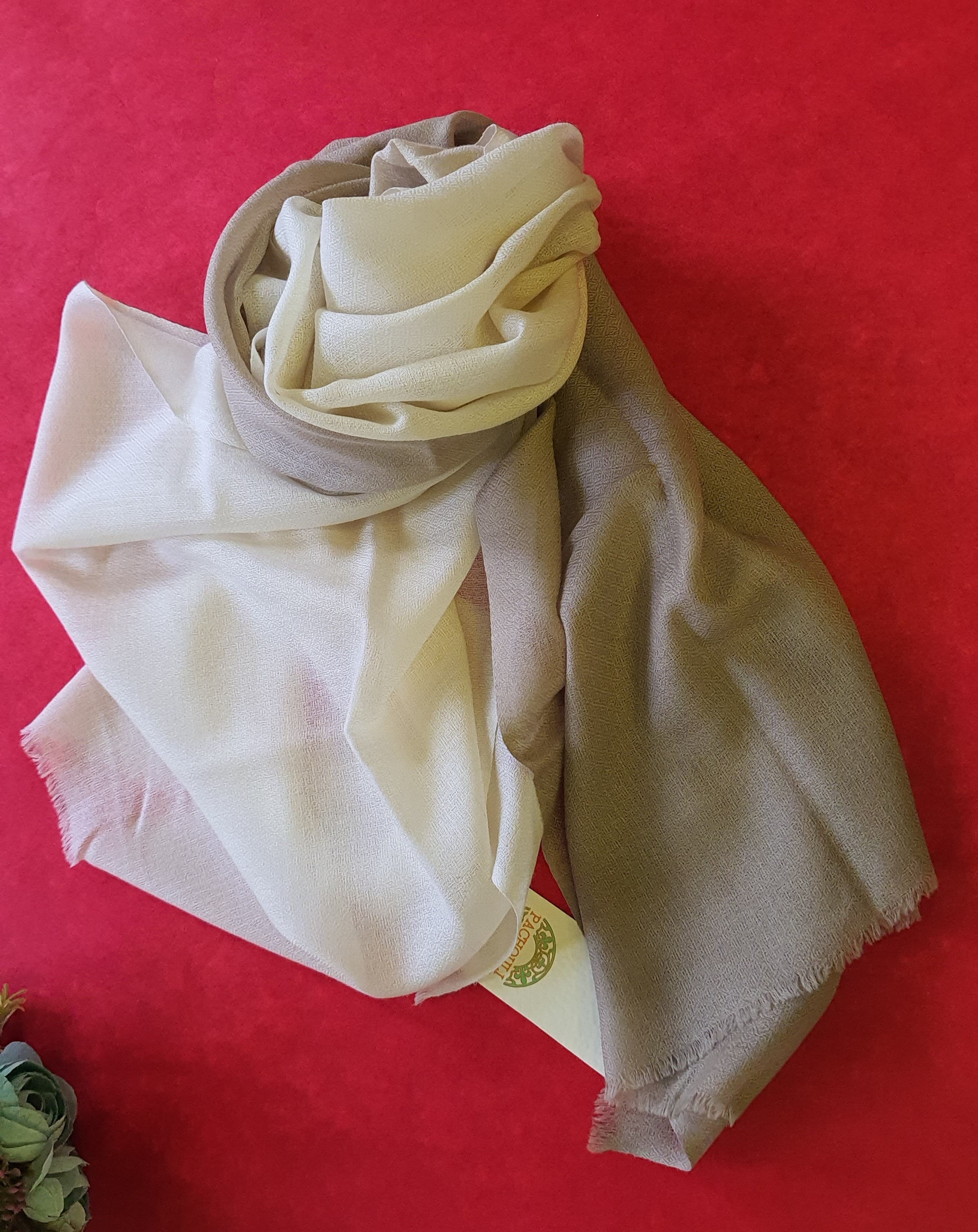 Pashmina Shaded Grey & Off White