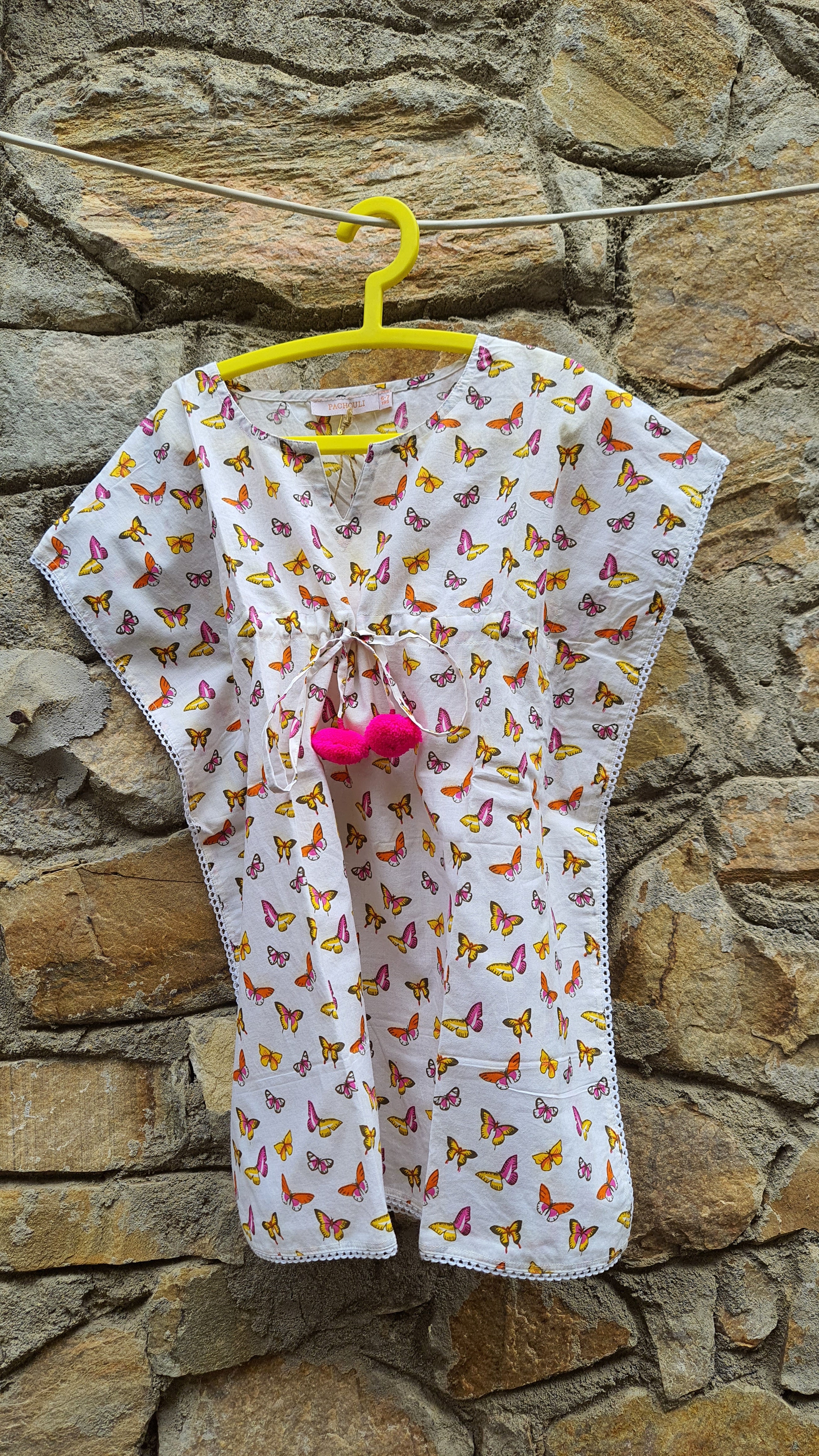 Kaftan Girl Multi Butterfly