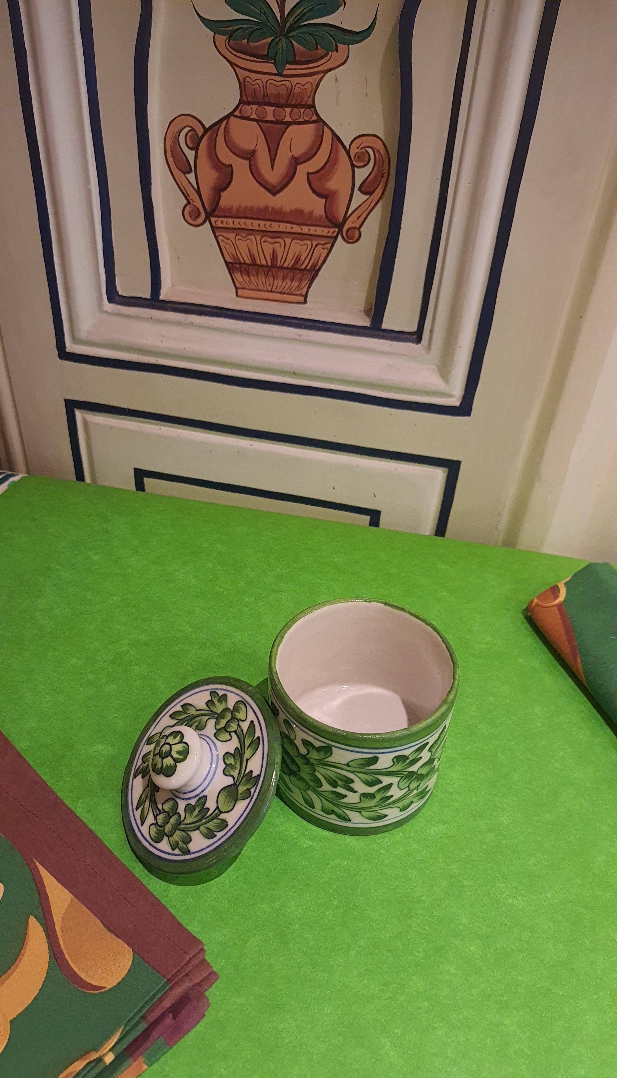 Ceramic Jar Green