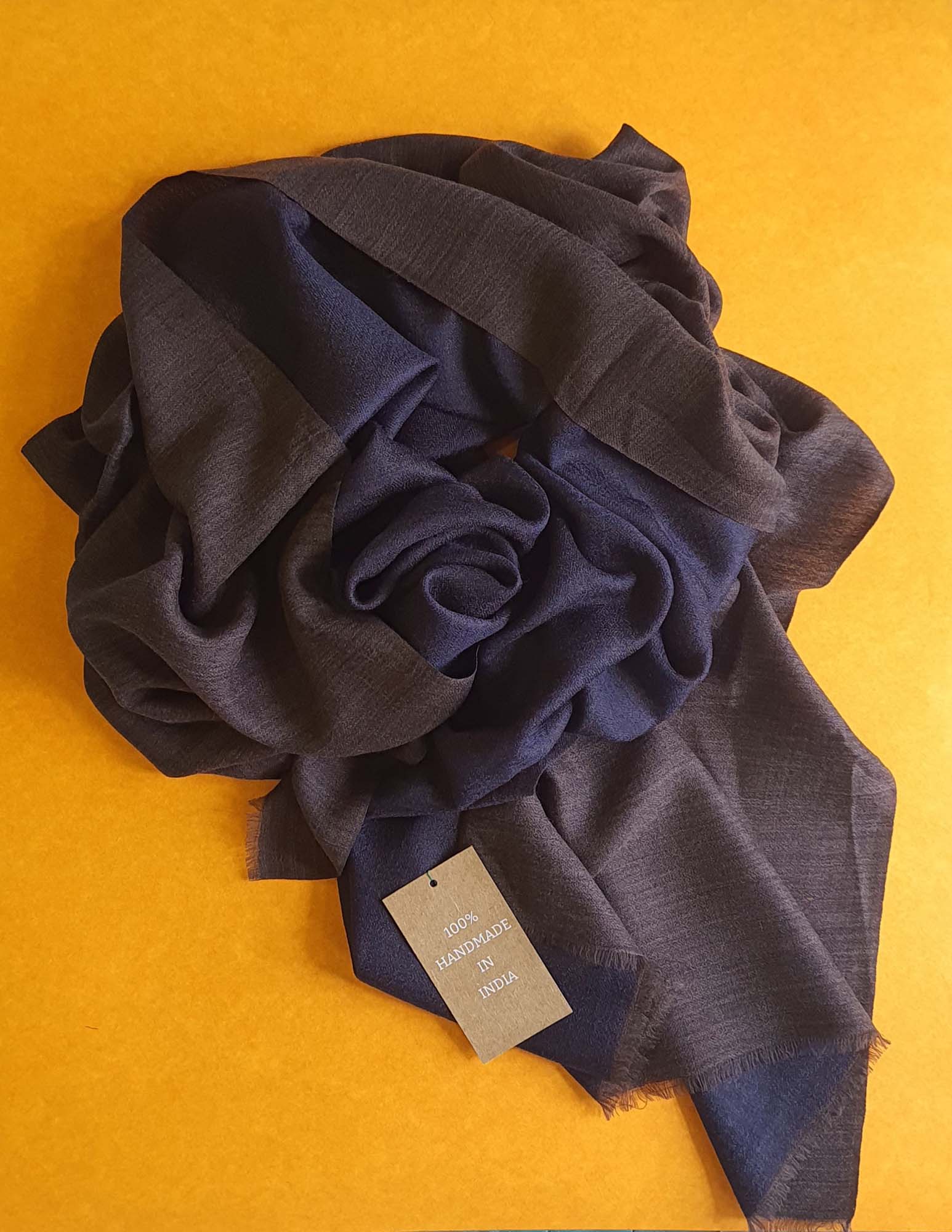 Pashmina Reversible Dark Brown