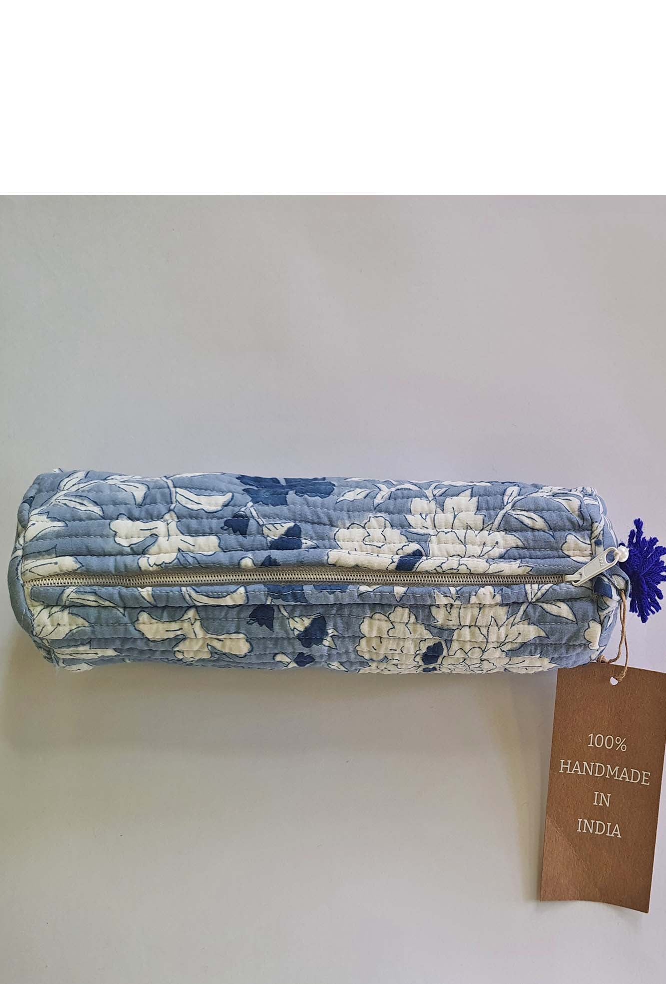 Pencil Pouch Blue Floral