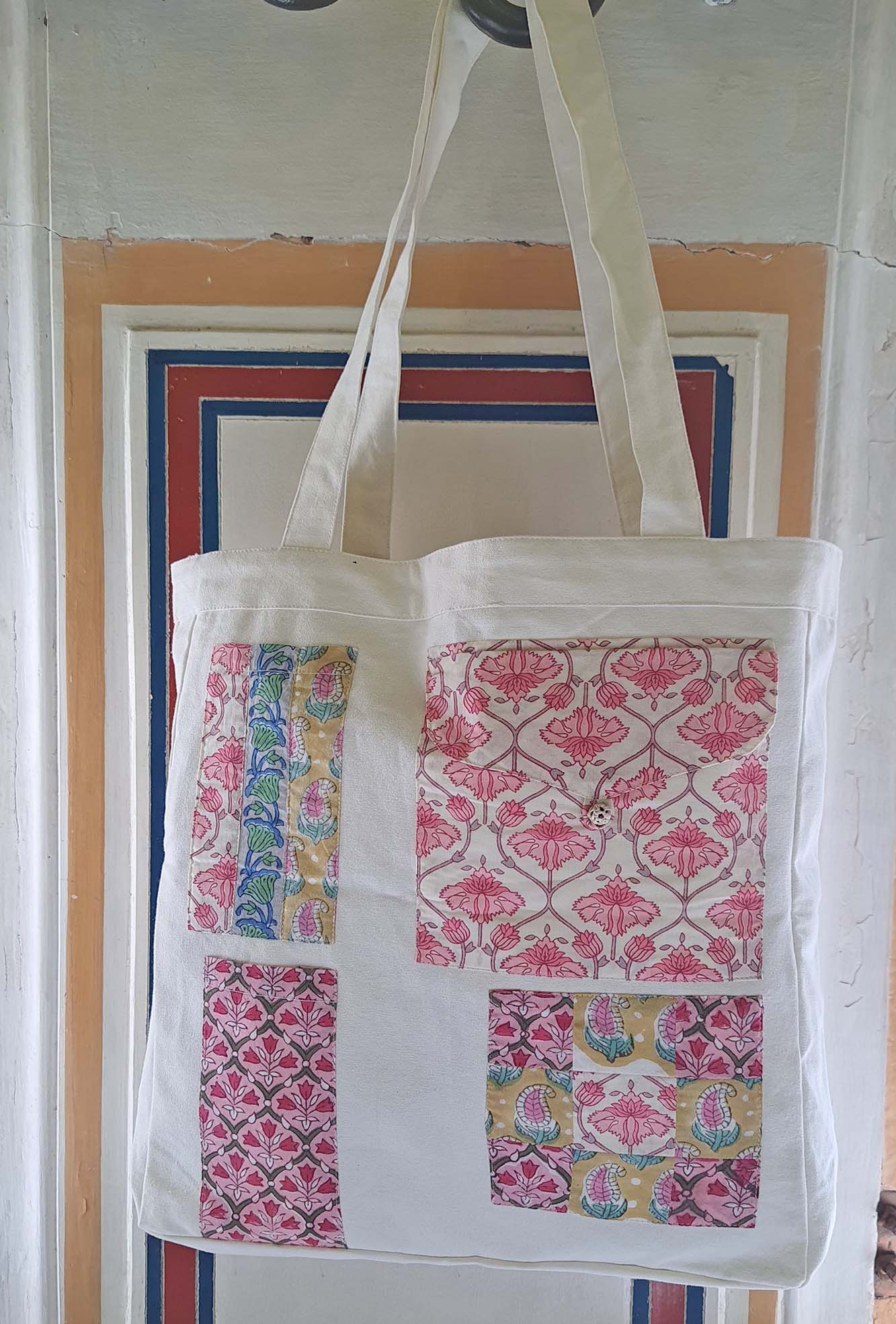 Patch Work Tote Bag