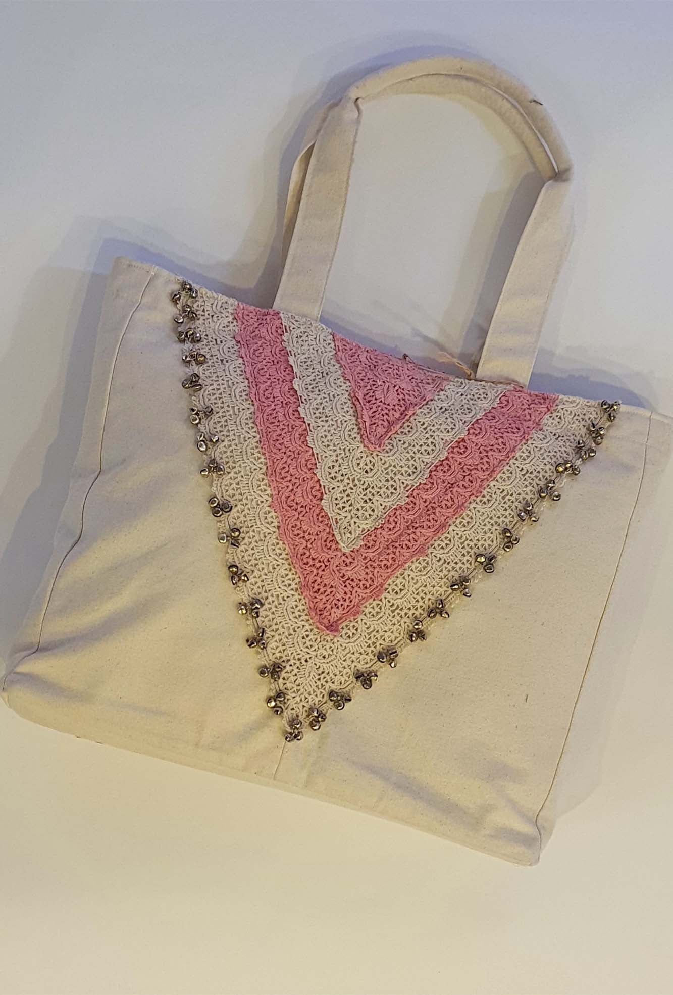 Pink Triangle Tote Bag