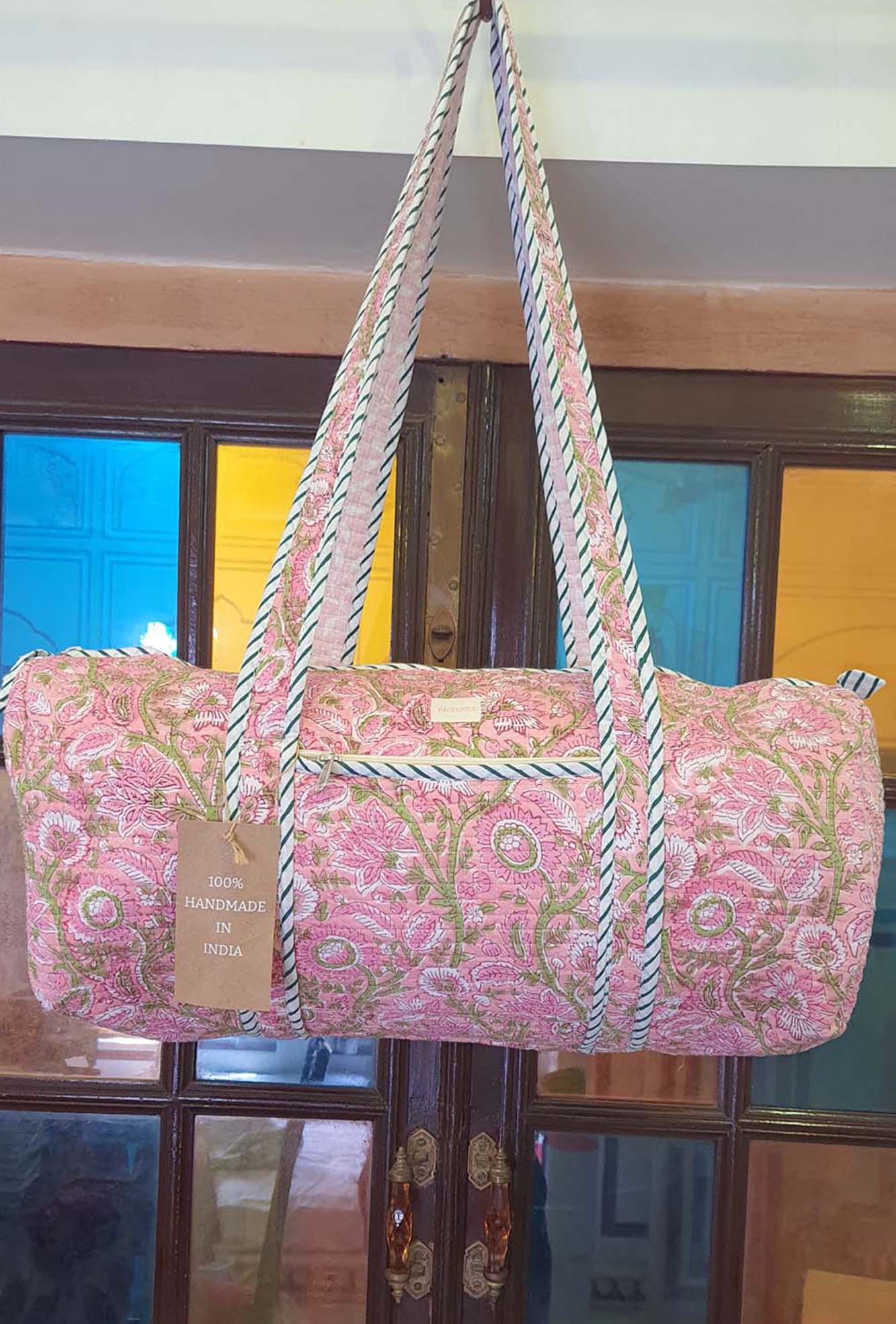 Bag Waffule Peach Floral