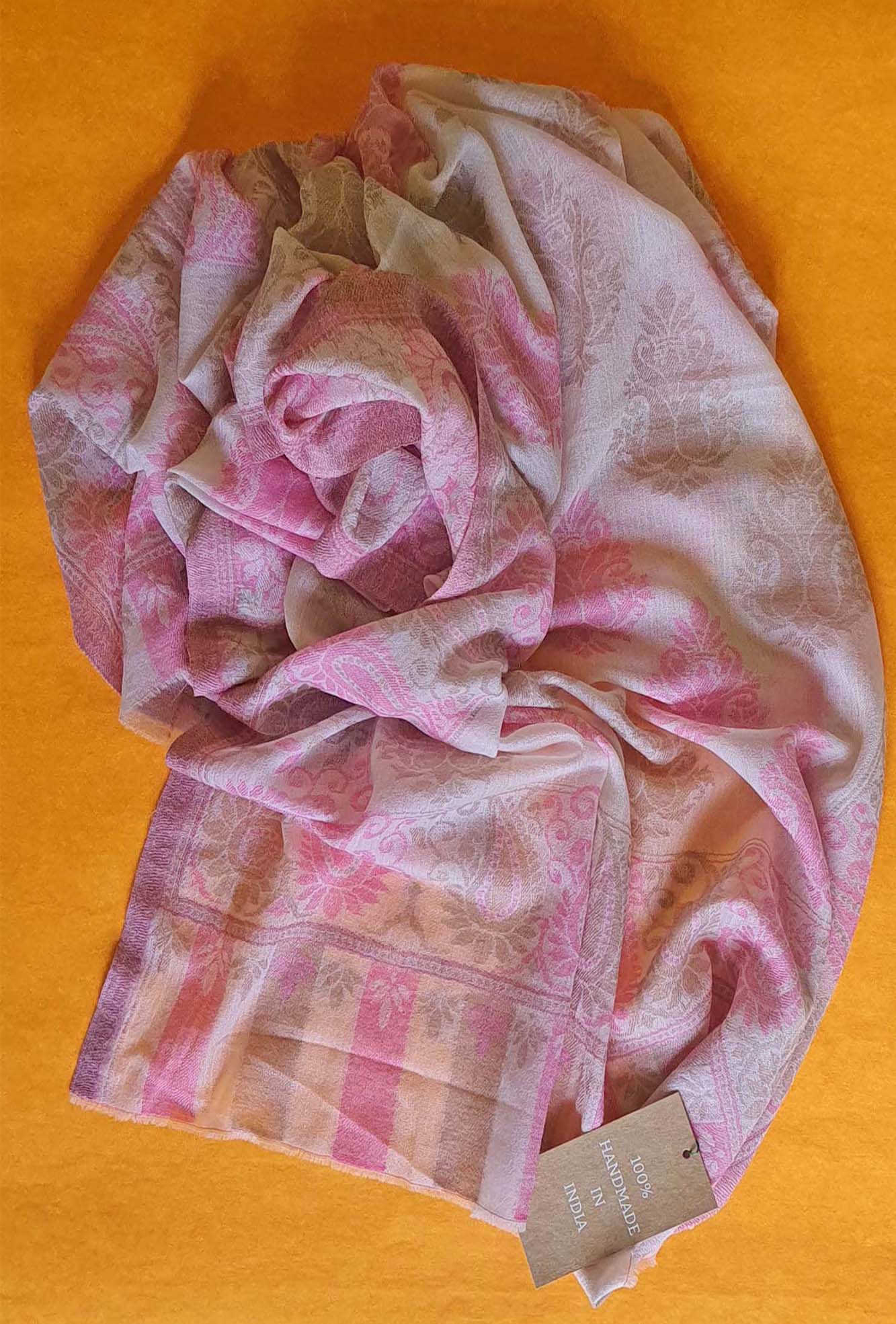 Pashmina Pink Paisley