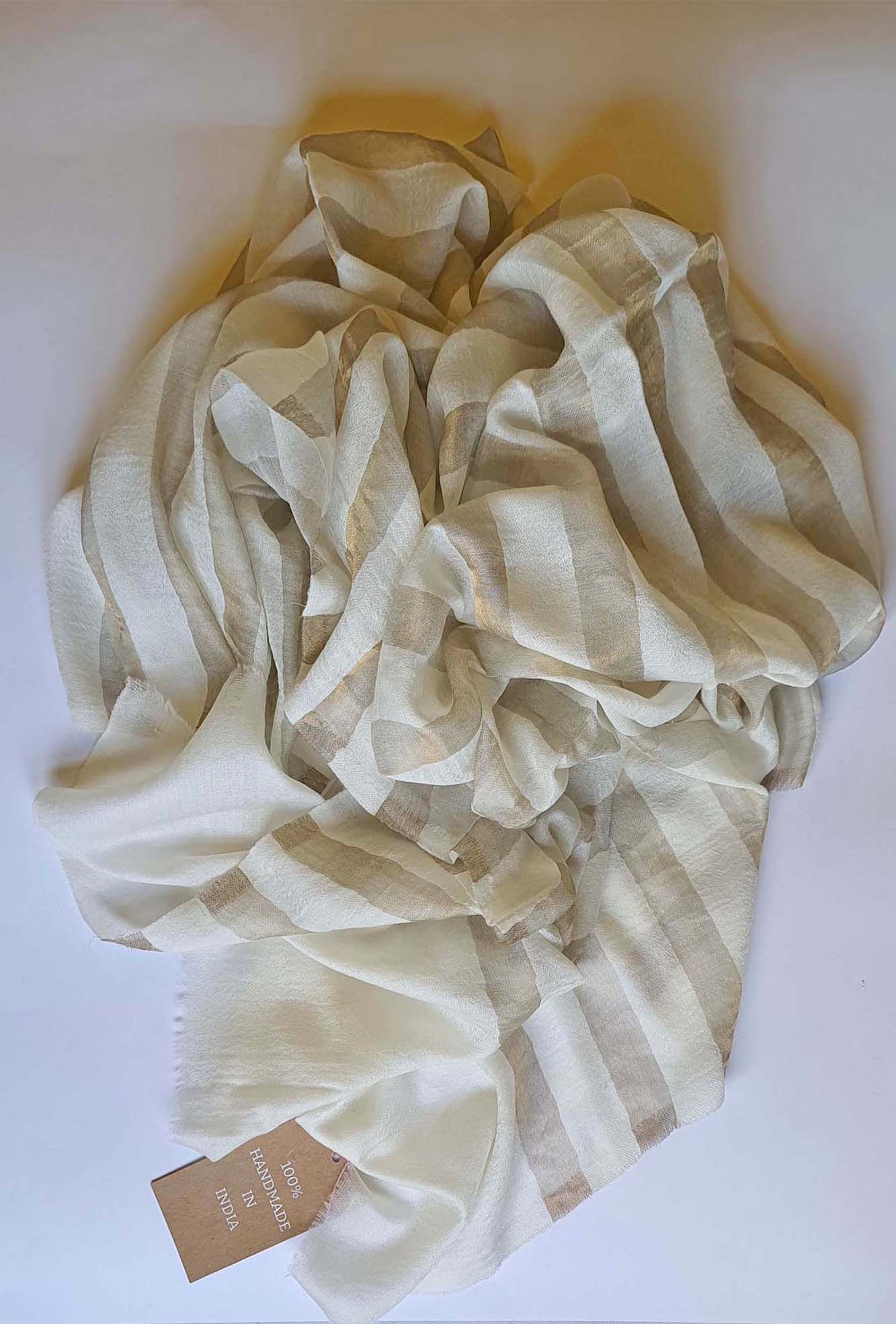 Pashmina Gold Striped