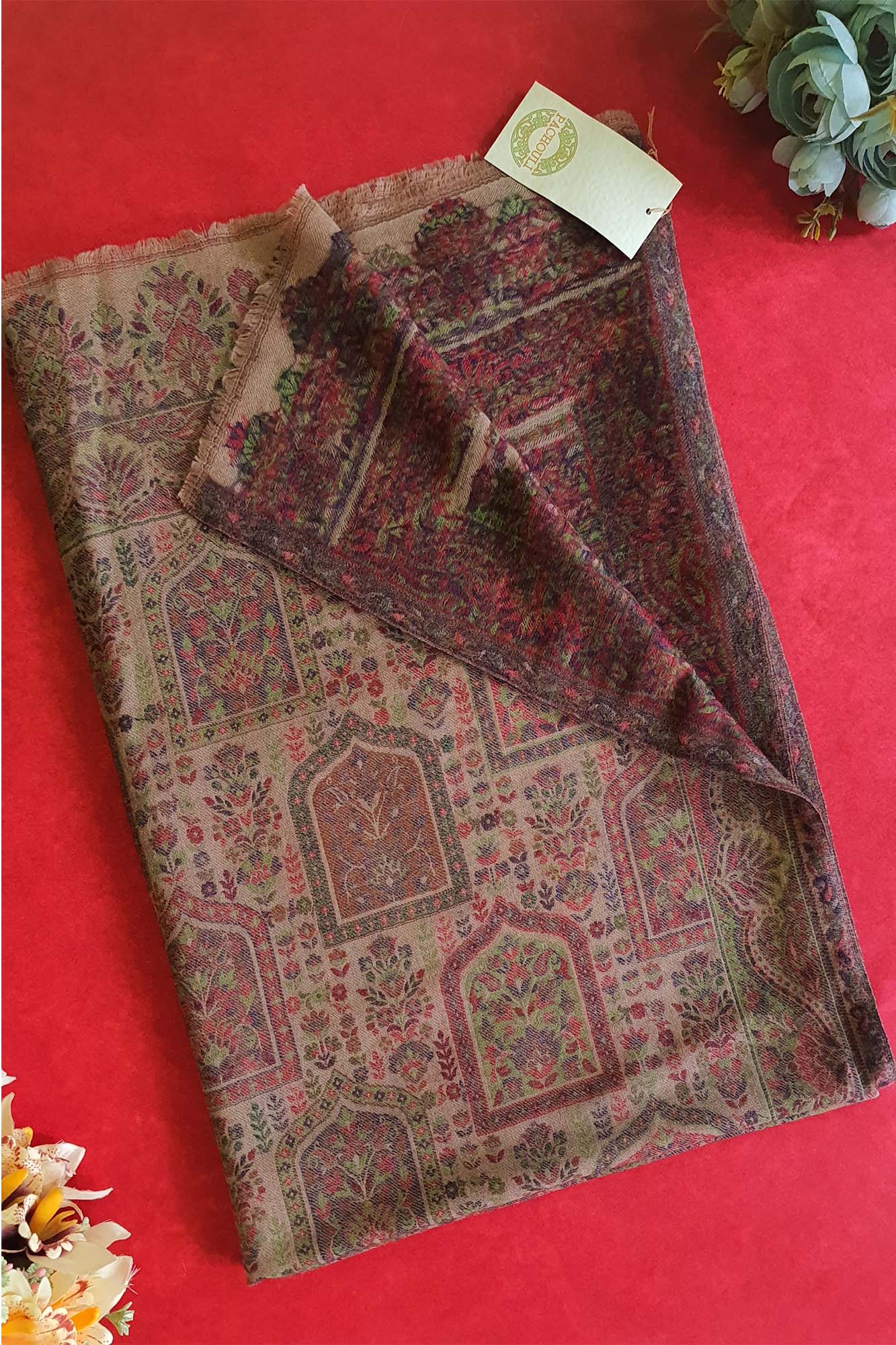 Pashmina Kani Woven Shawl