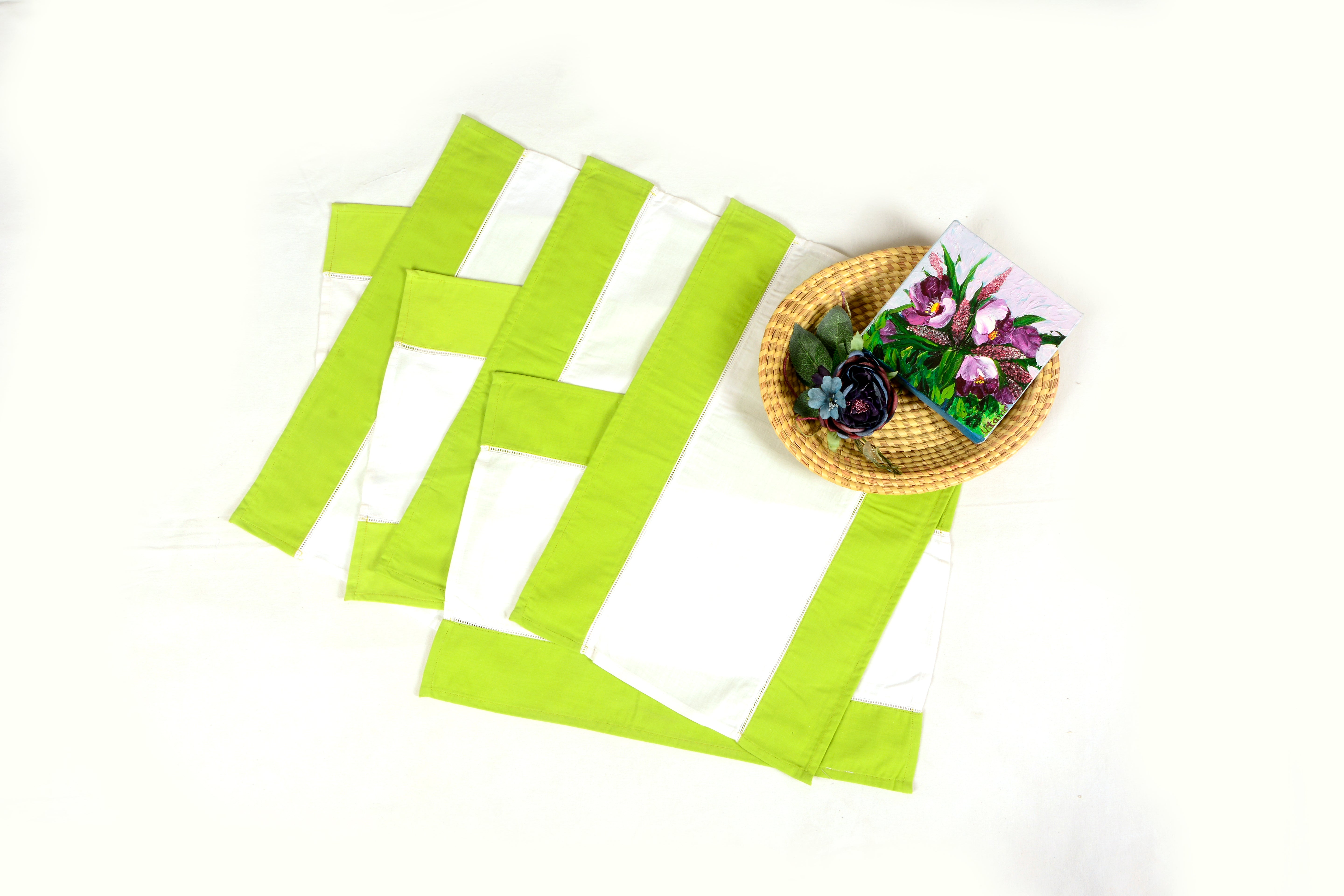 Lemon Green - Place Mat Set of 6