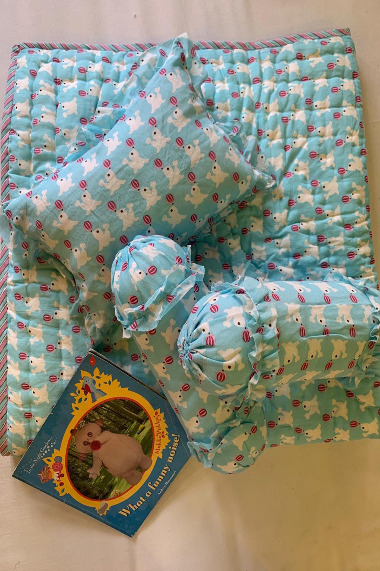 Baby Bed Set Blue Dolphin