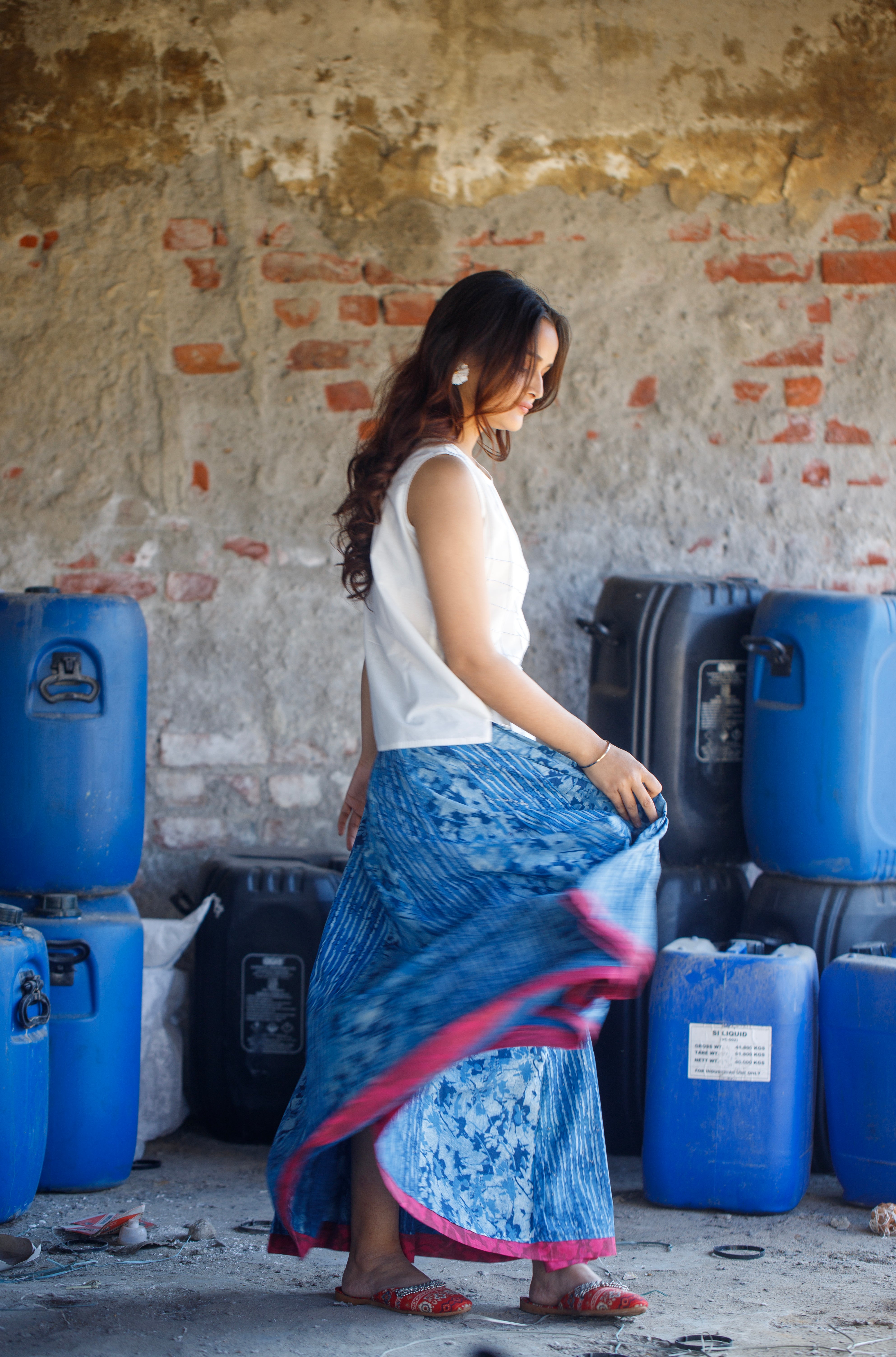 Maati Natutal Indigo Skirt