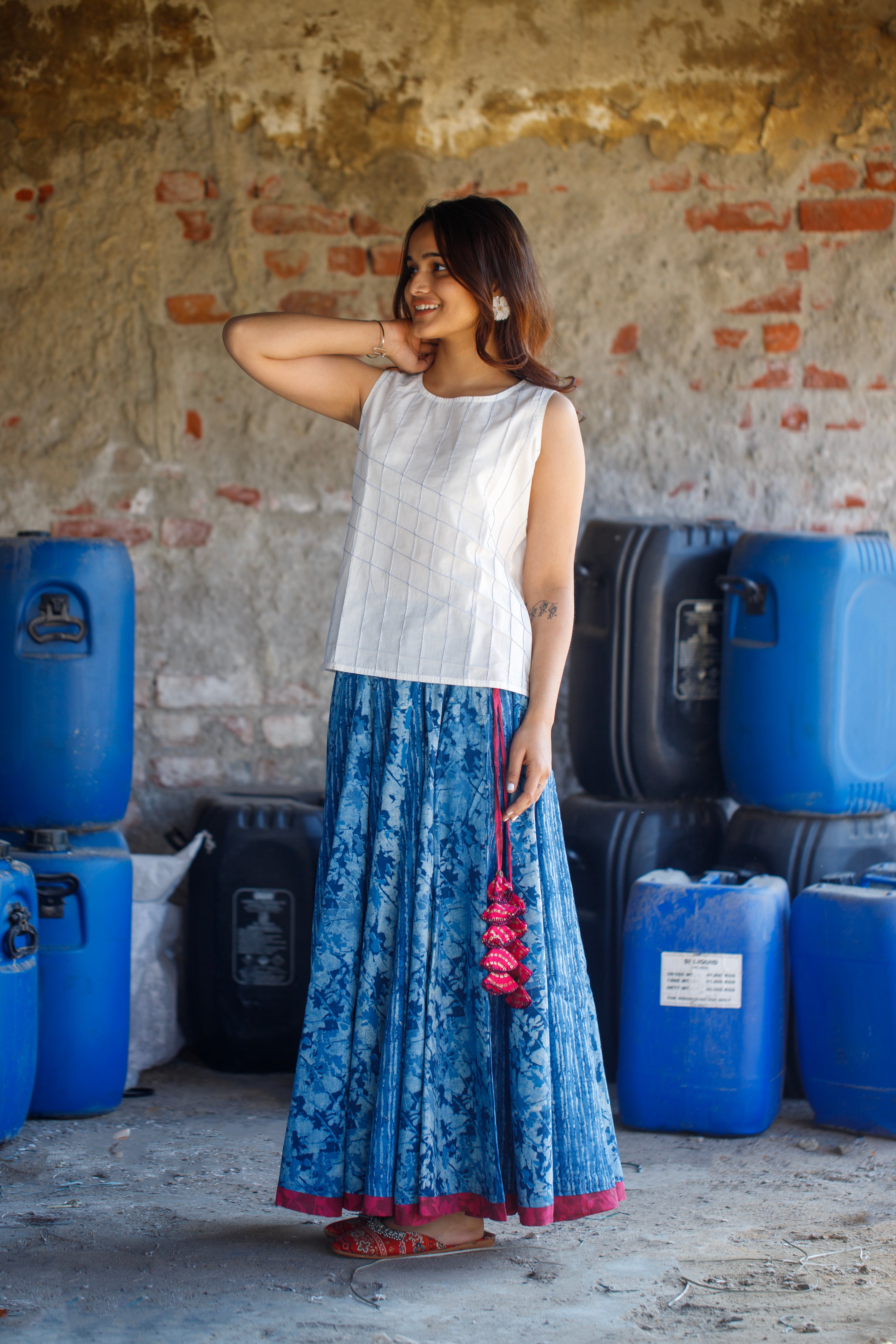 Maati Natutal Indigo Skirt