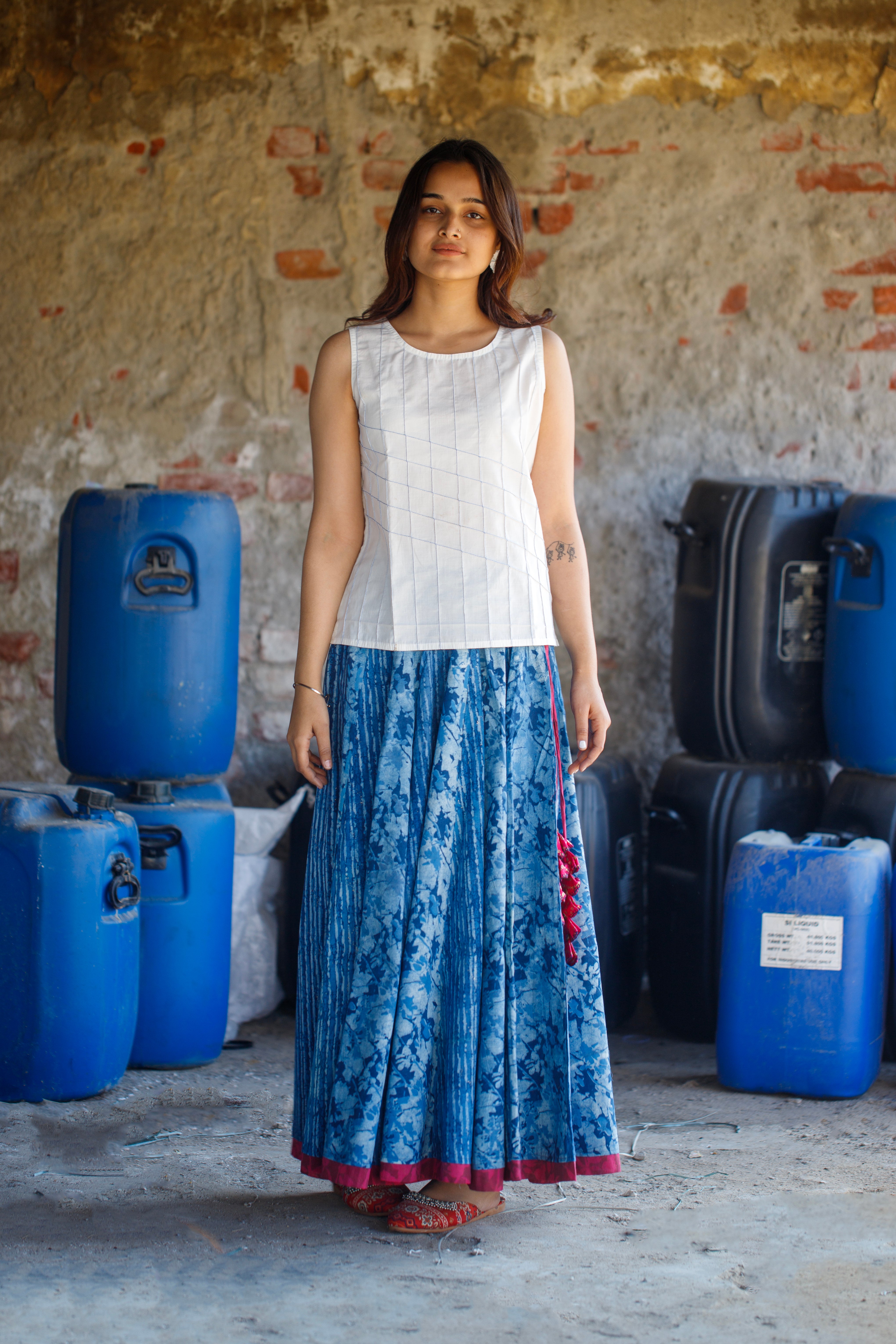 Maati Natutal Indigo Skirt