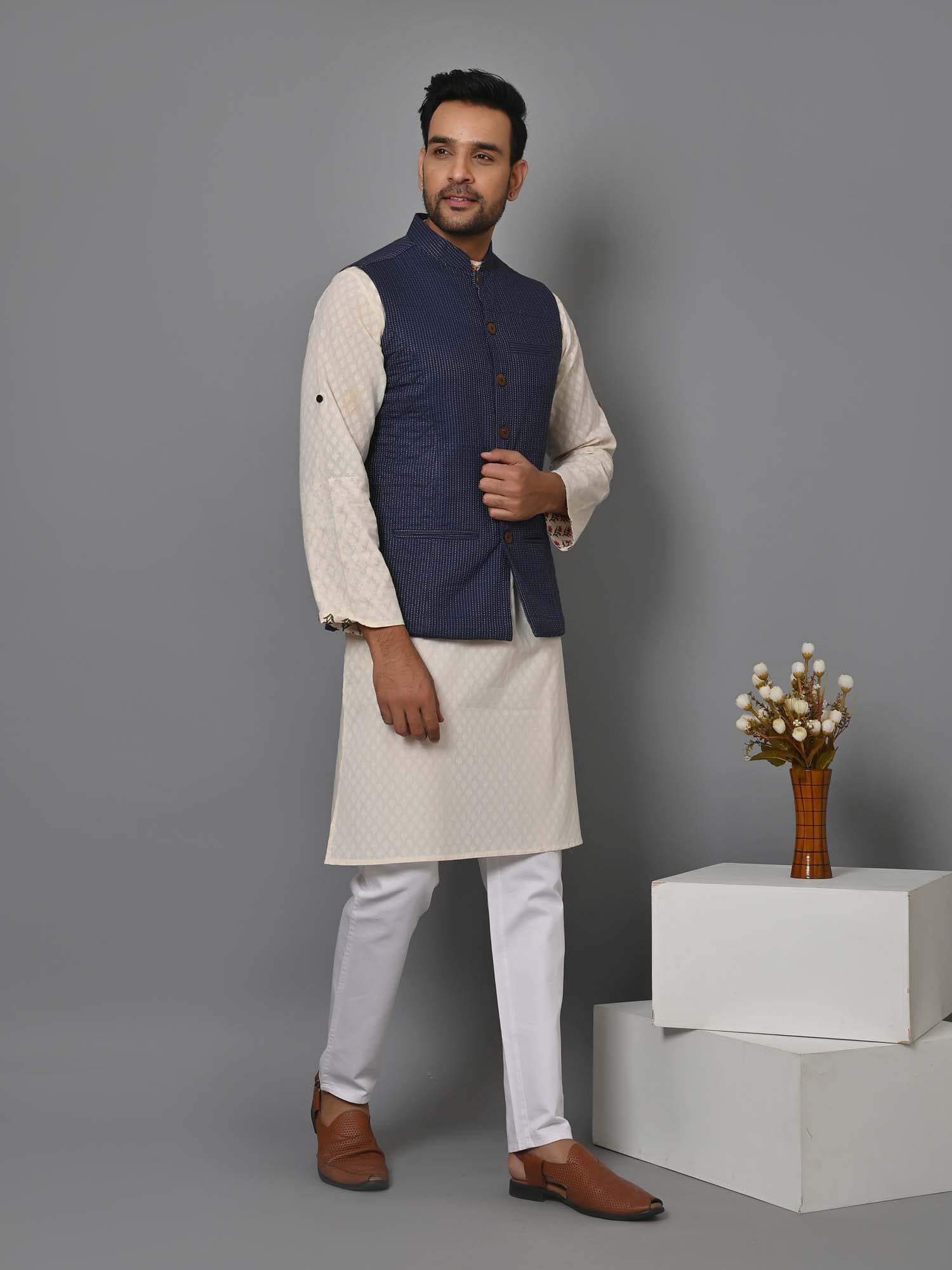 Mens Nehru Jacket Neela