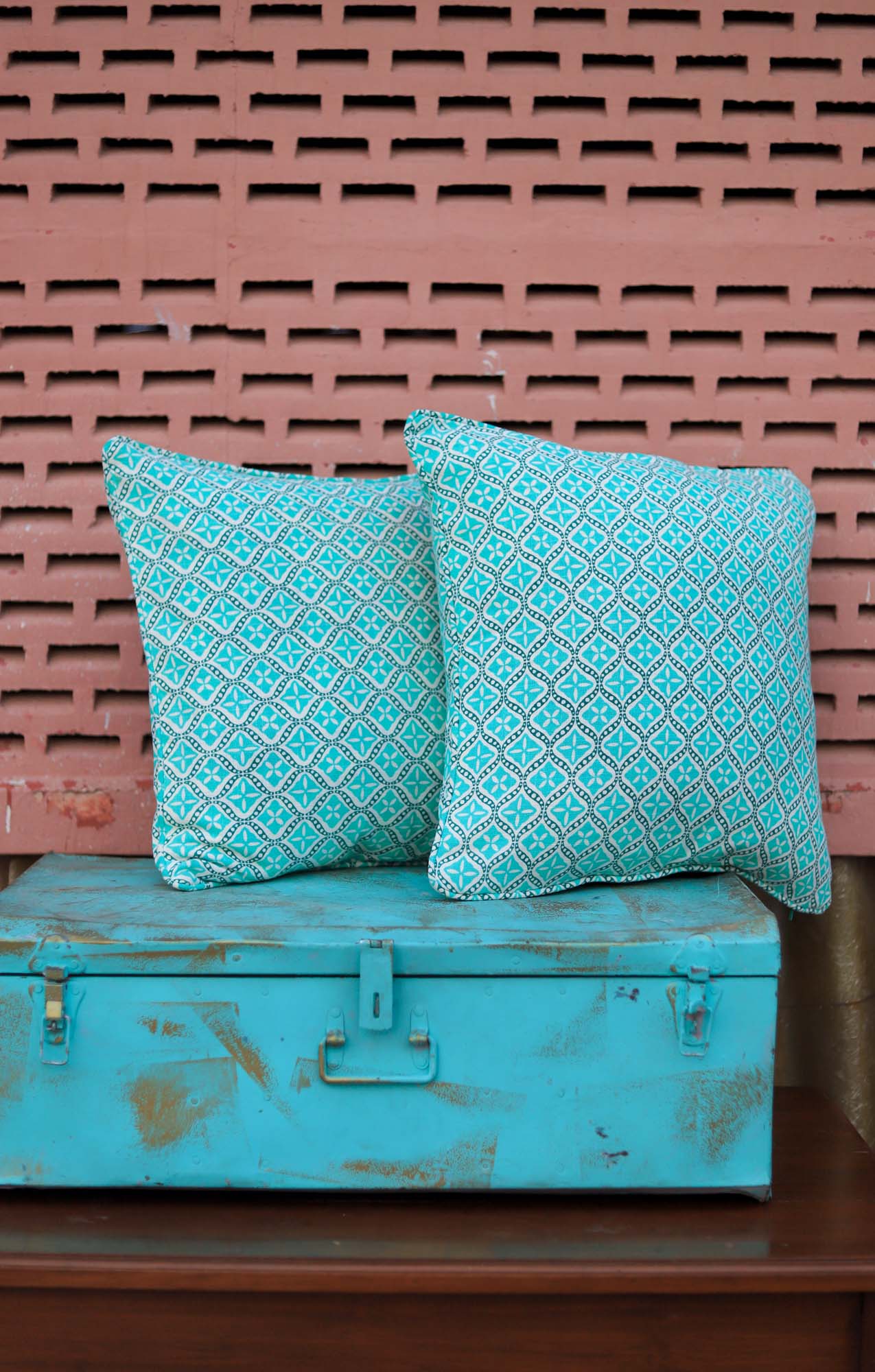 Cushion Cover Green Mehrab