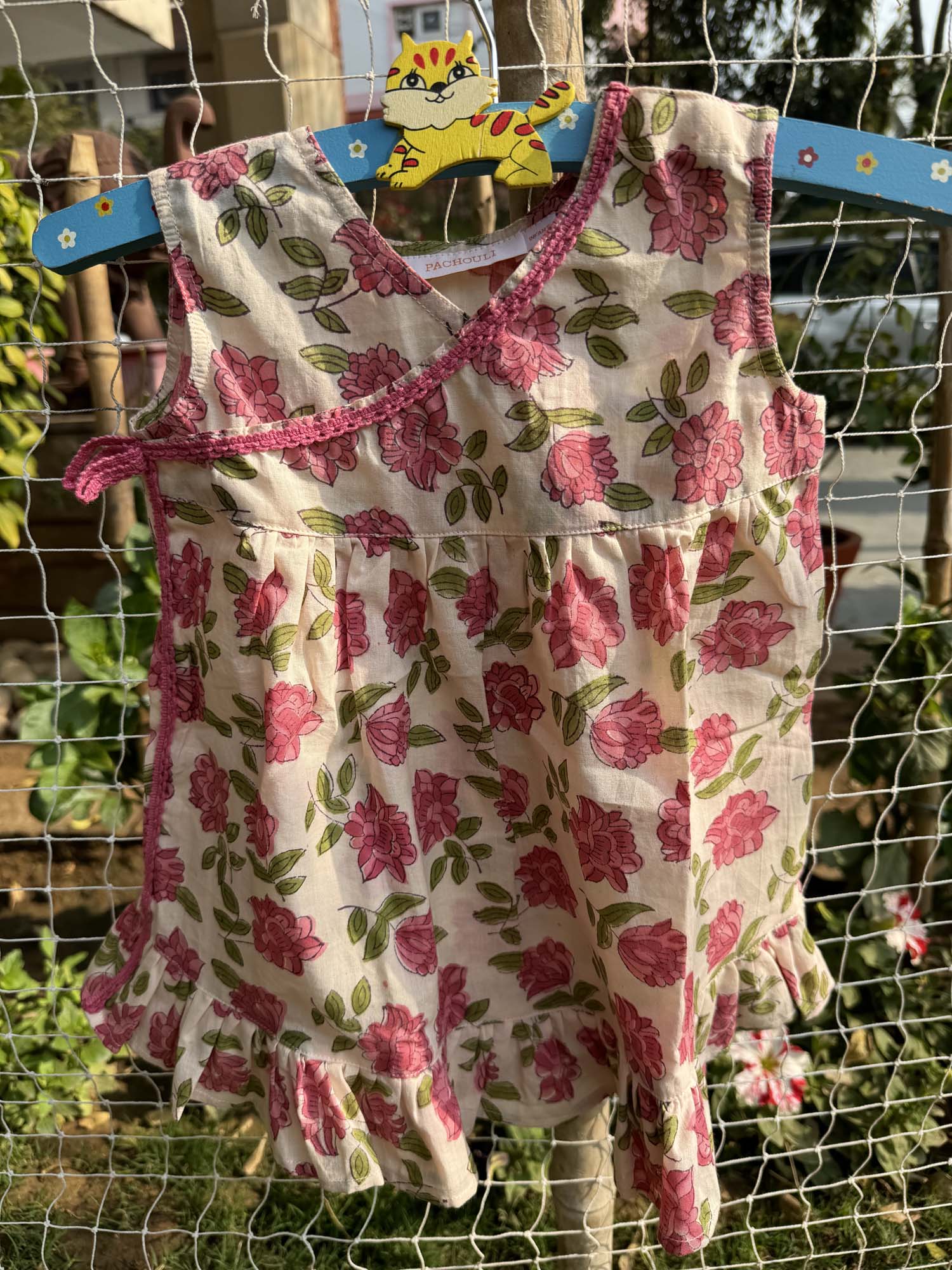 Dress Infant Girl Pink Rose