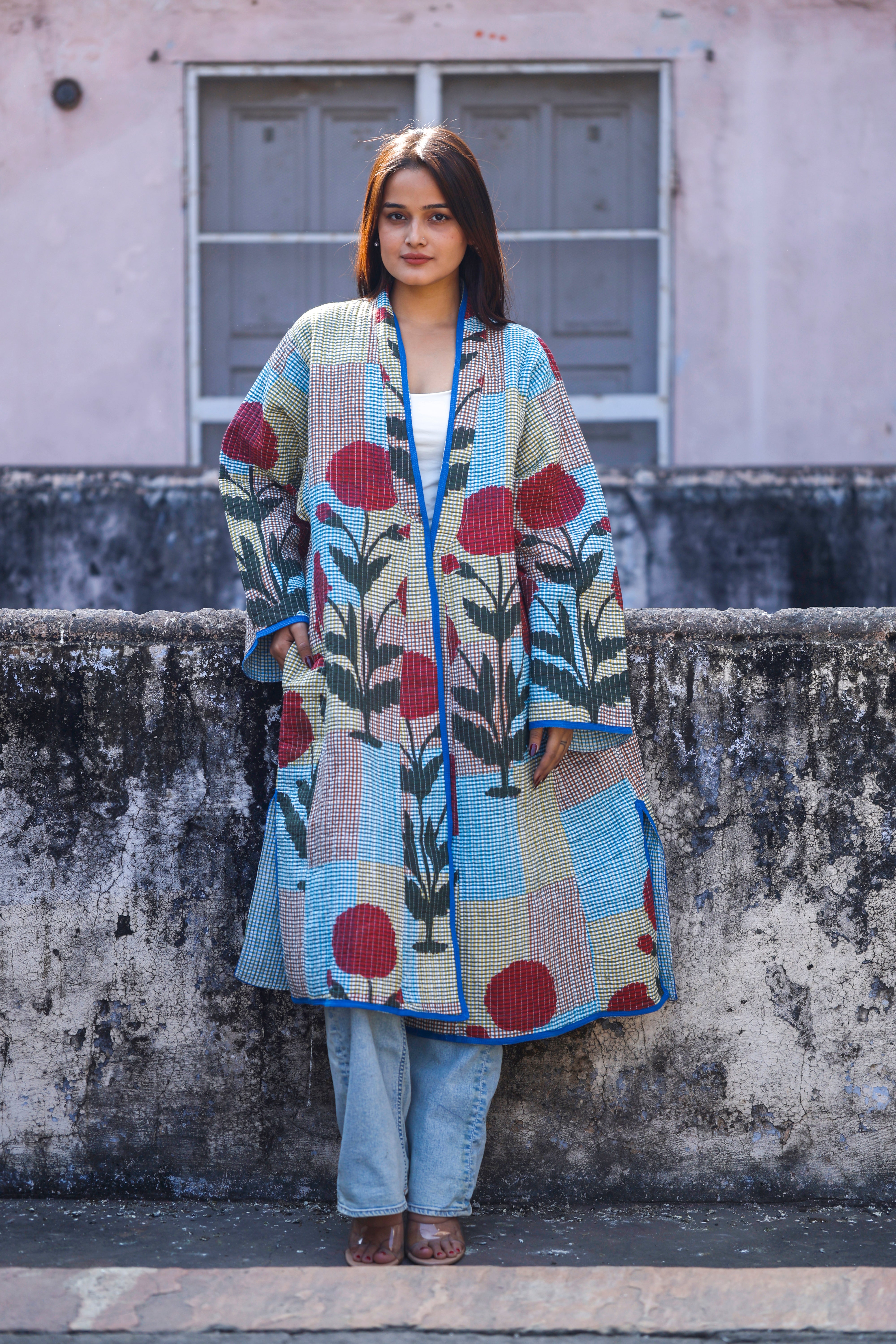 Mughal Motif Long Jacket