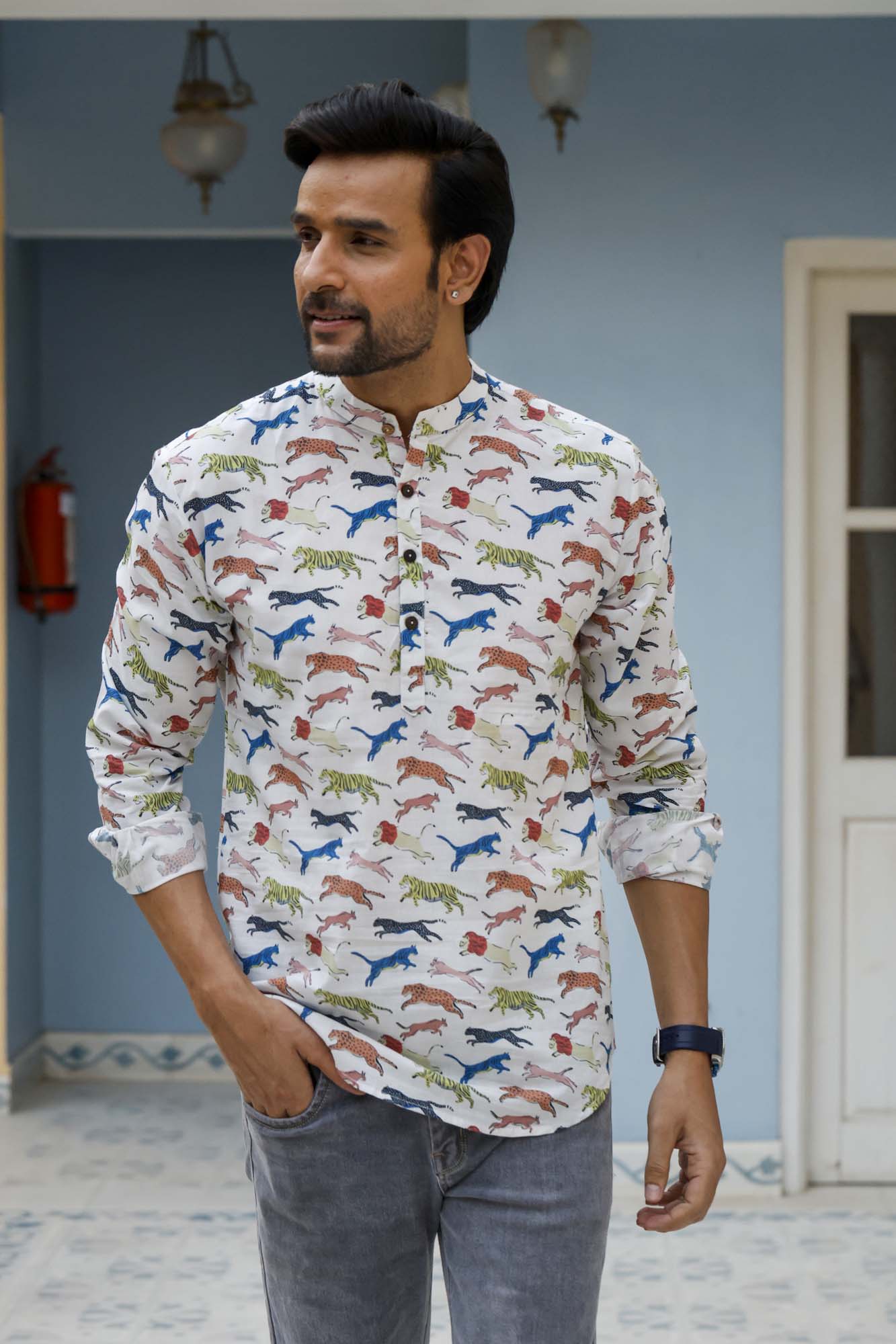 Rainbow Hunter Short Kurta