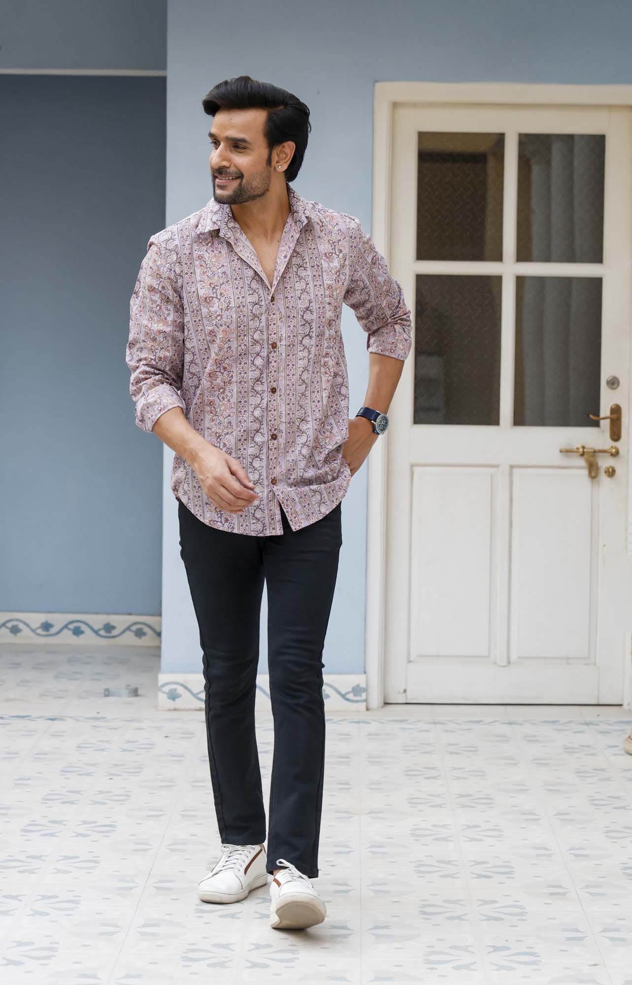 Mulberry Motifs Full Sleeve Shirt