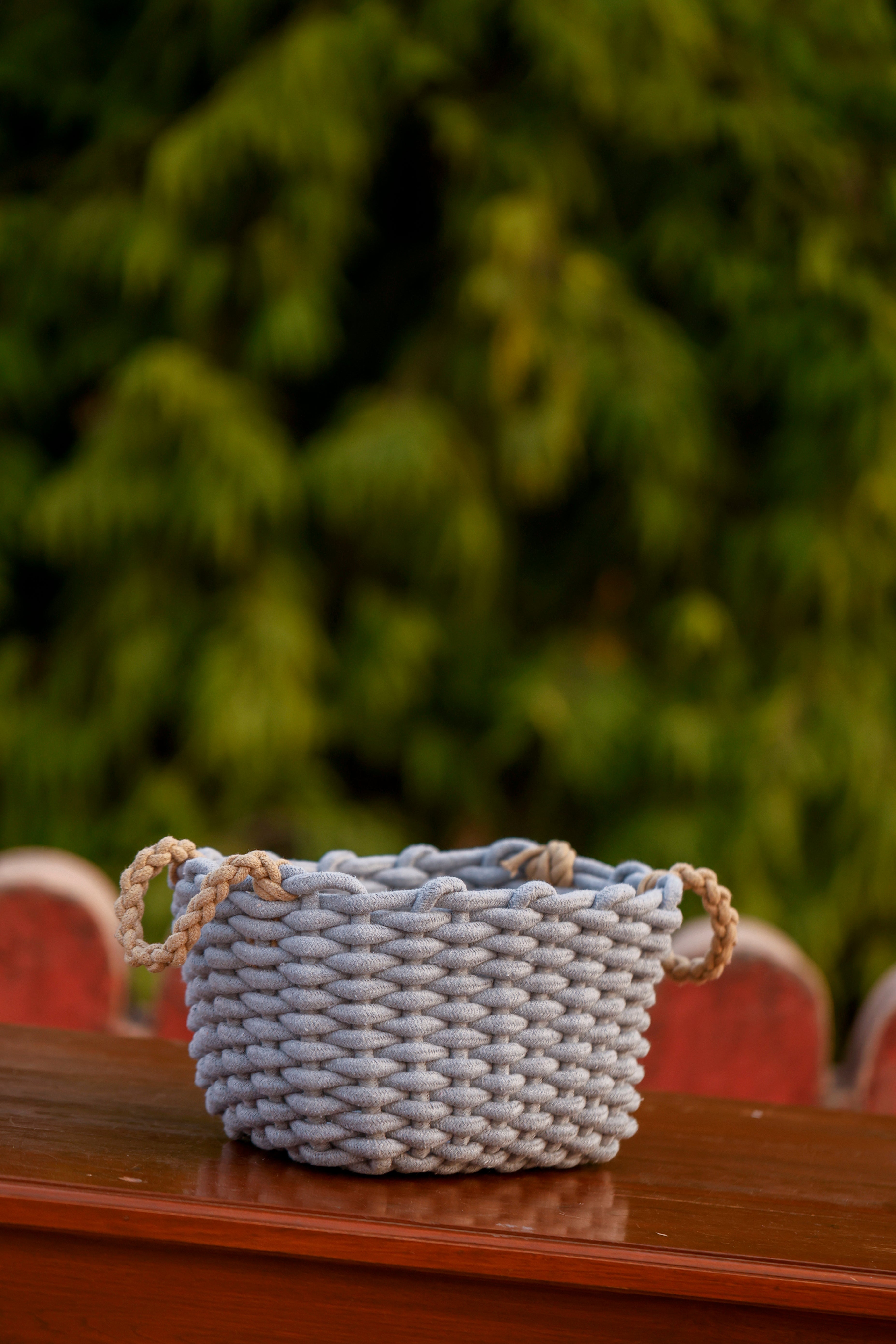 Basket Handmade Matt Weave