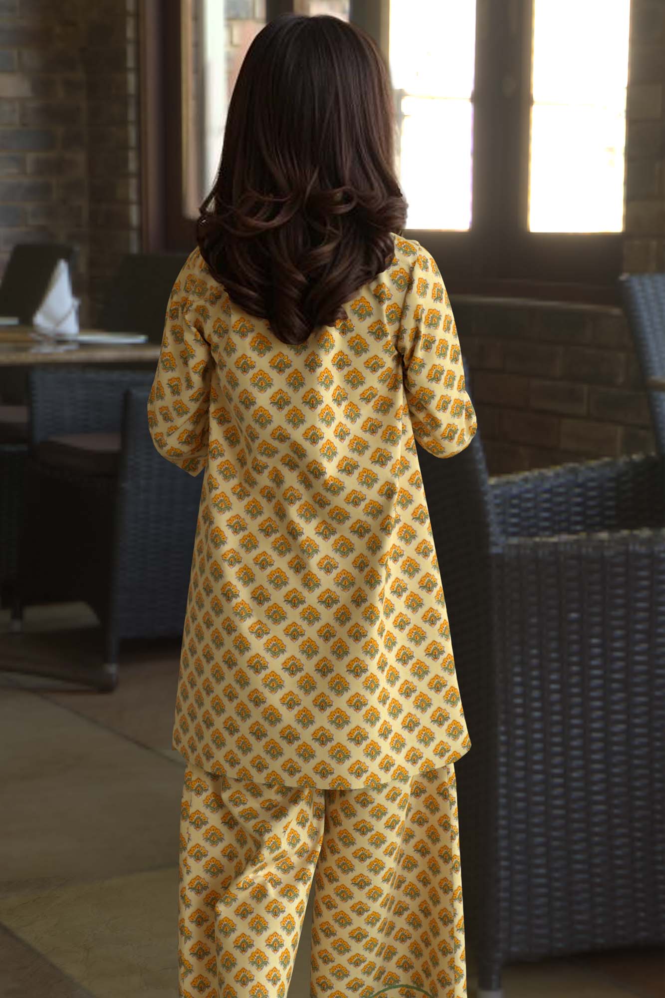 "Citrine Soiree" kurta set