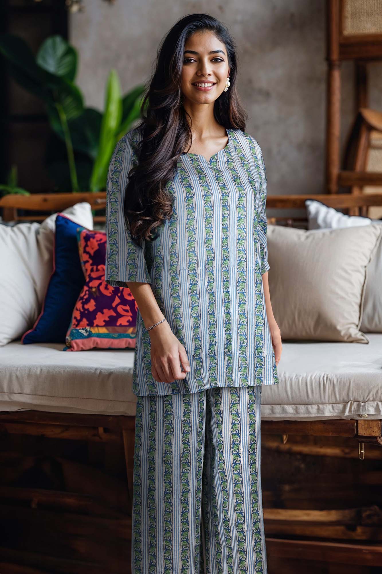 Indigo Dreams Pajama Set