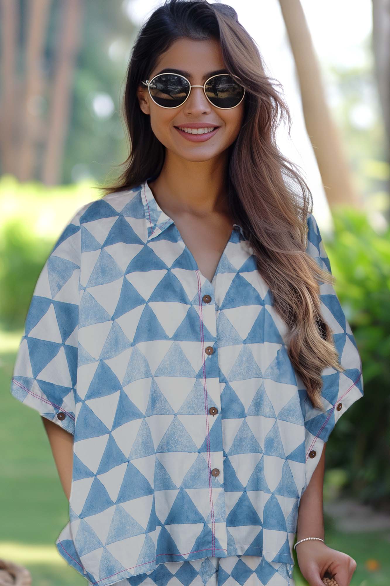 The Indigo Gingham Grove Set