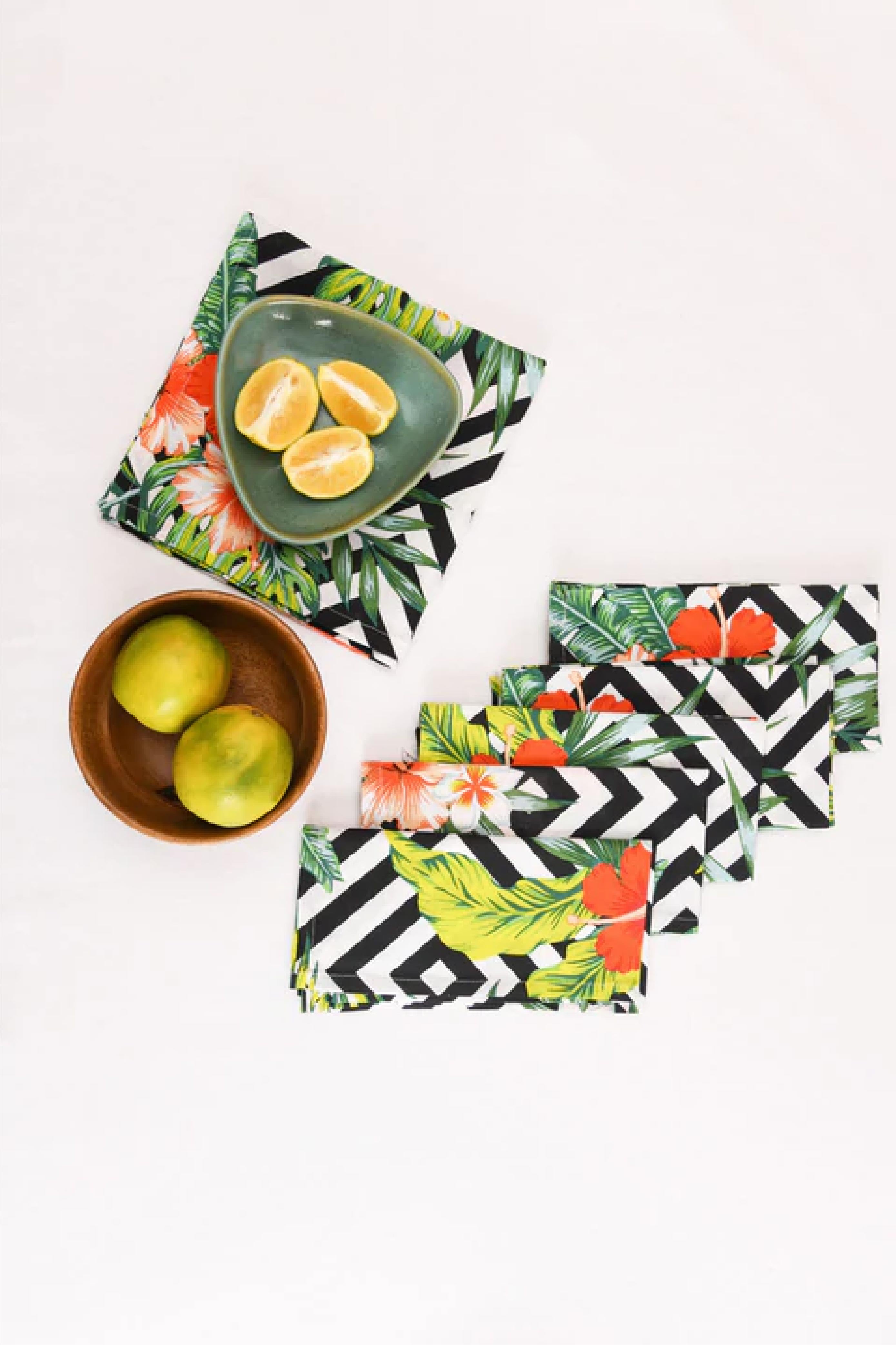 Tropical Vibes - Place Mat & Napkin Set of 12