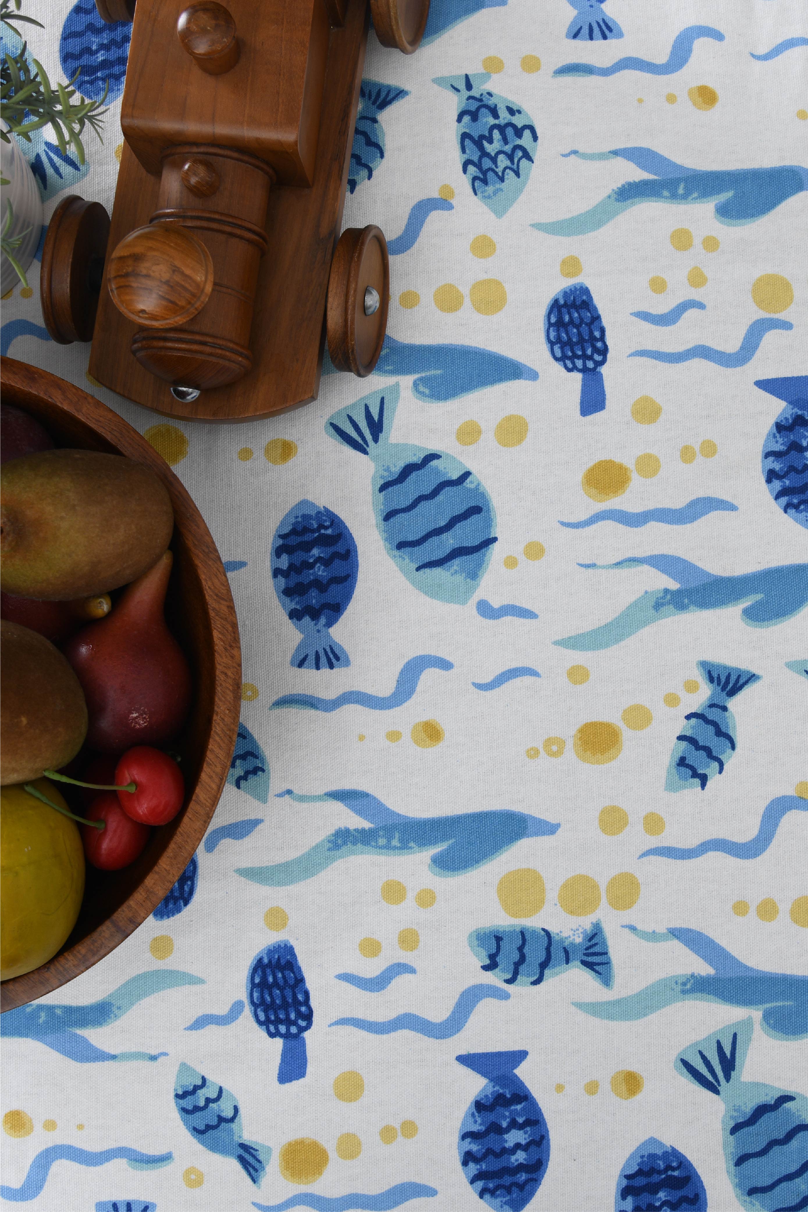 Blue Marine Table Cover