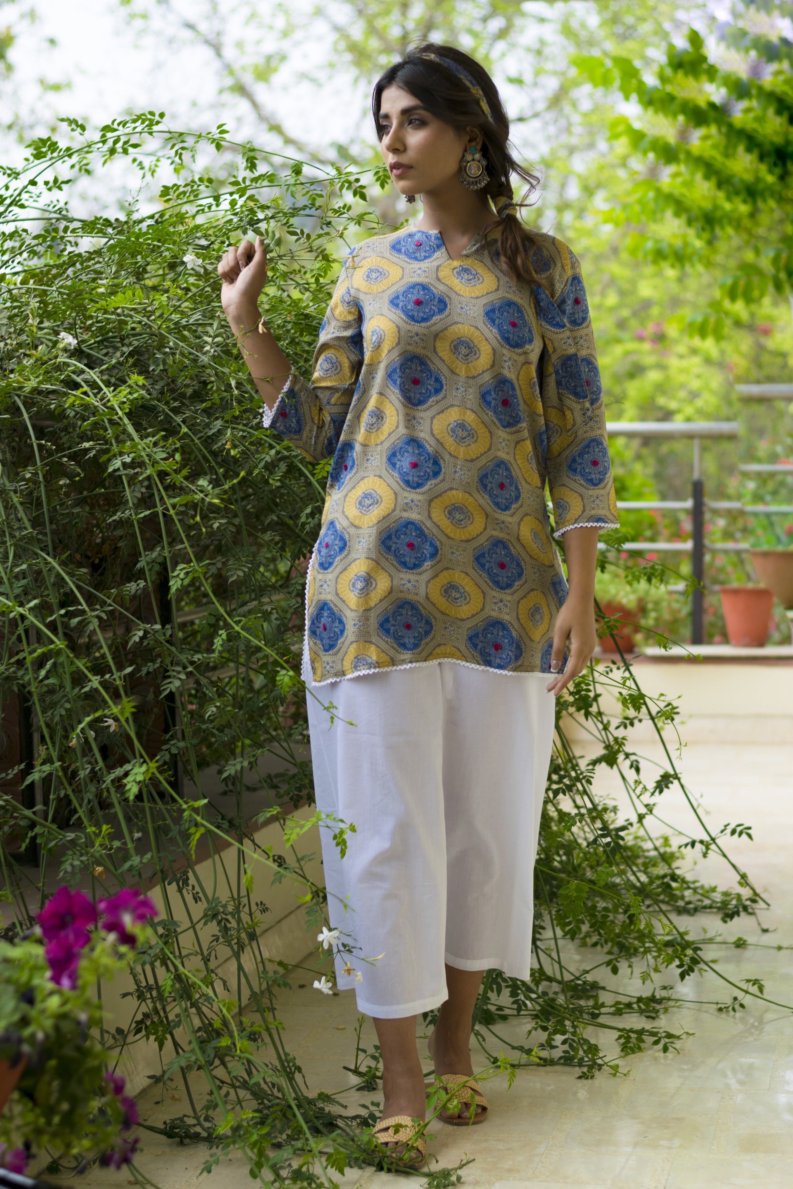 Kurta Set Women Set of 2 Moroccan Tuscany