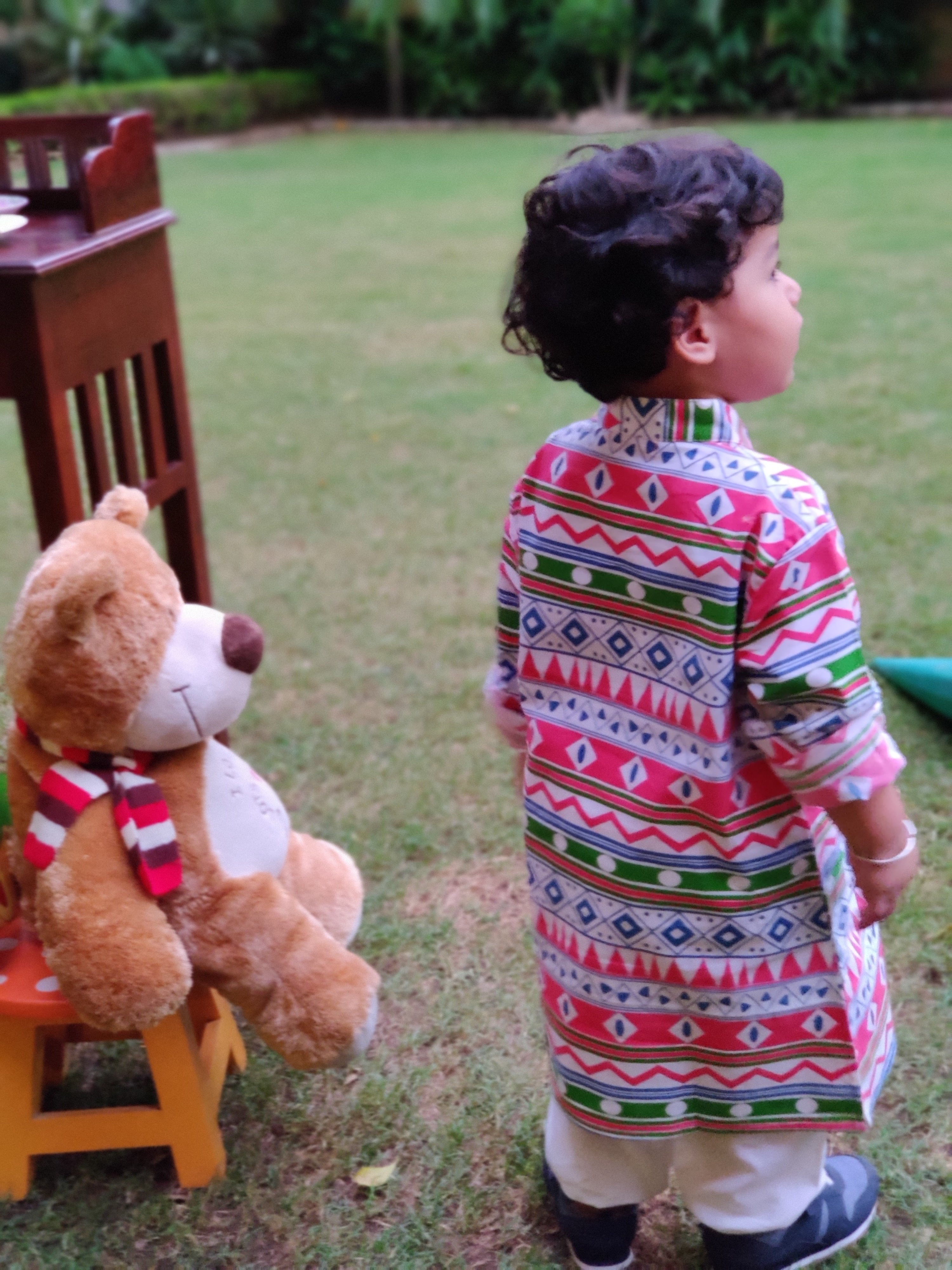 Boy Gizmo print Kurta