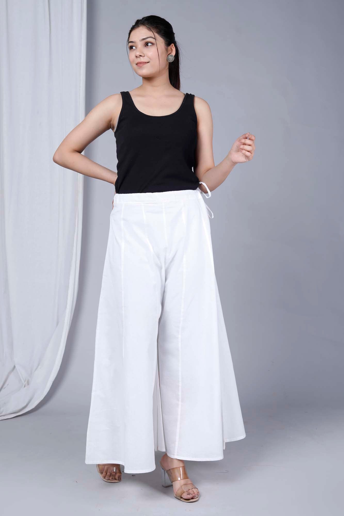Bershka Petite wide leg slouchy dad tailored pants in off-white | ASOS