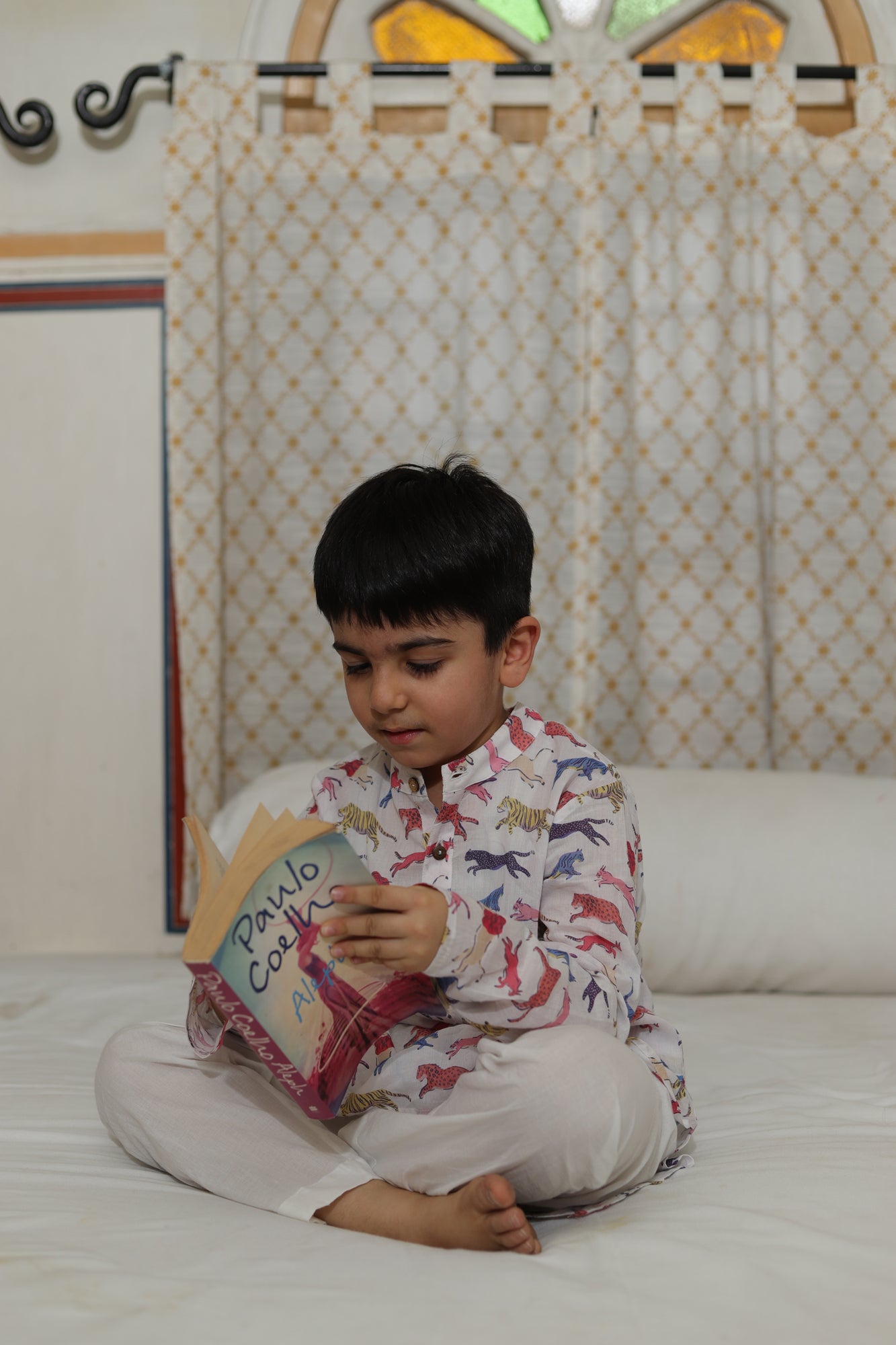 Kurta Boy Tiger Multi